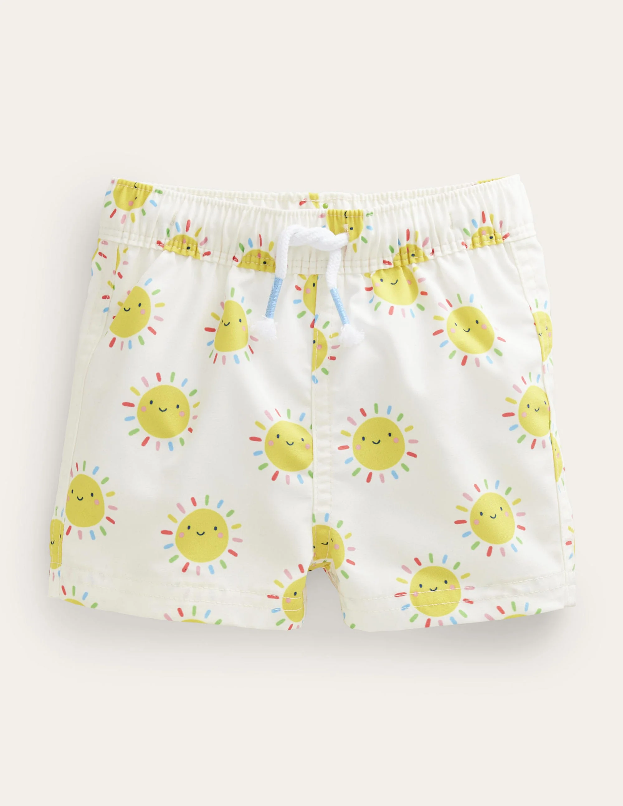 Baby-Badeshorts-Bunt, Regenbogen-Sonnen