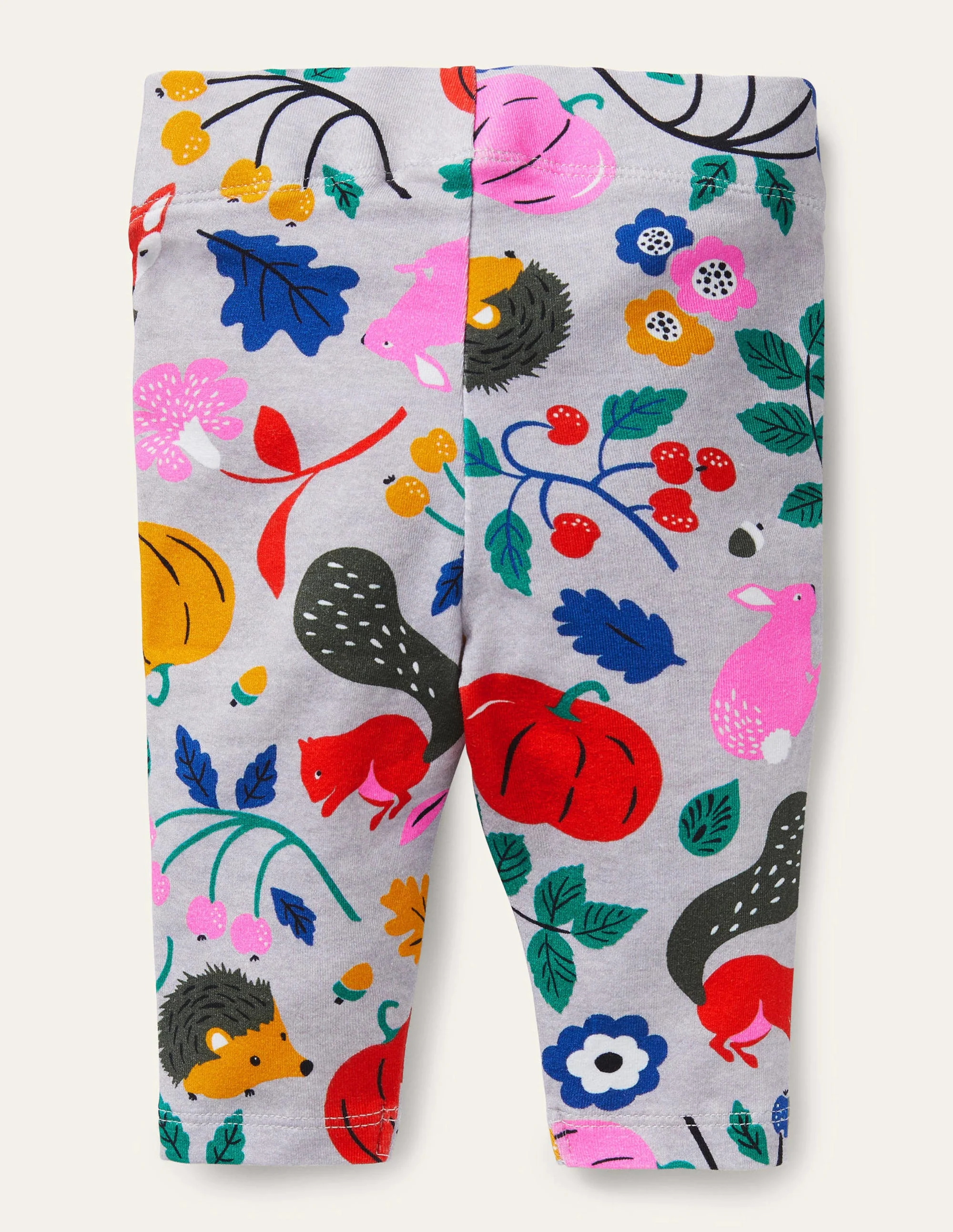 Baby-Leggings-Grau Meliert, Waldfreunde - Image 2