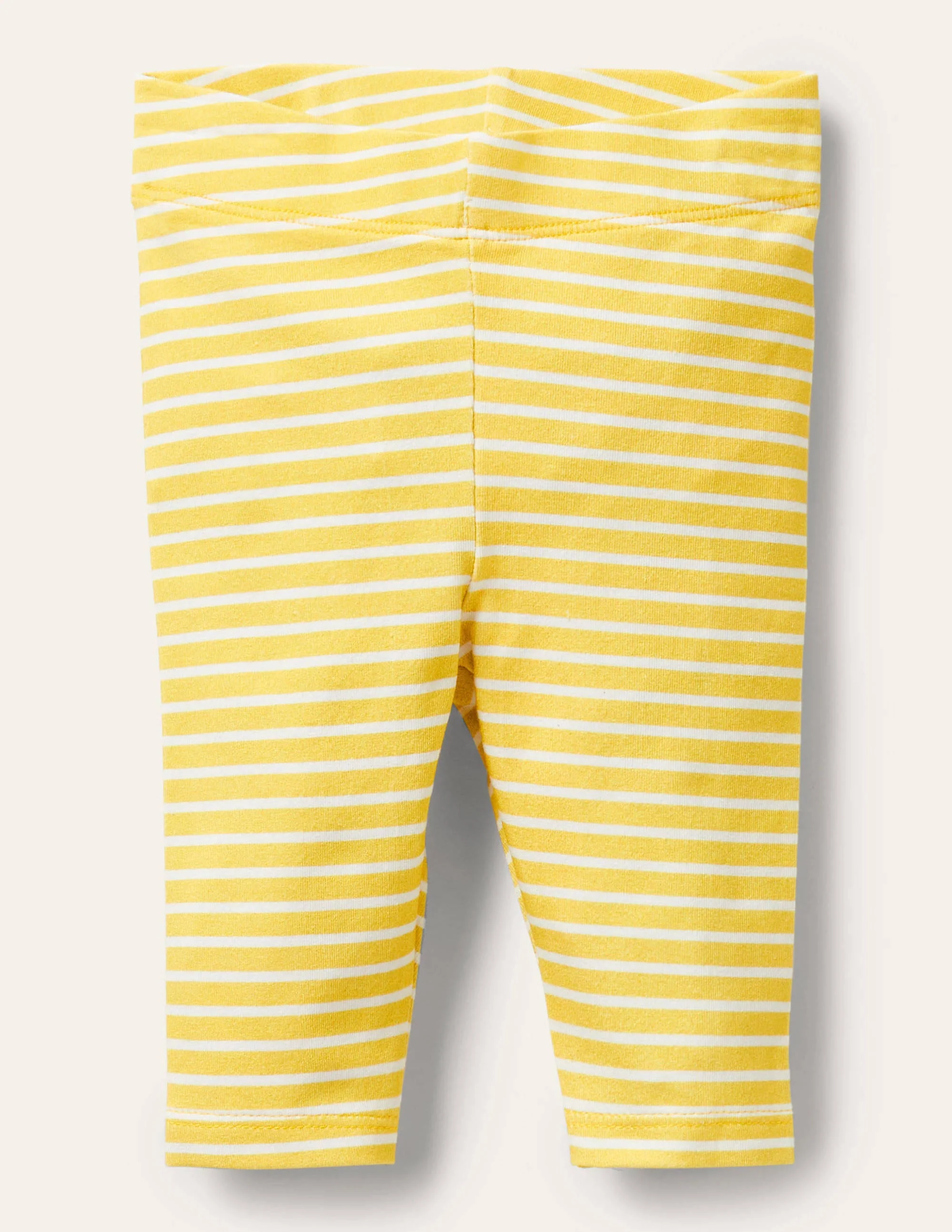 Baby-Leggings-Maisgelb/Naturweiß