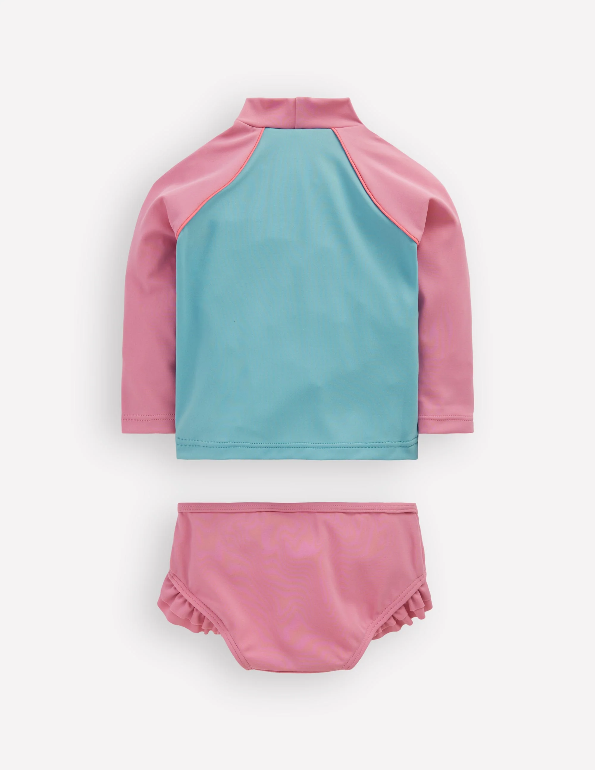 Badeshirt-Set mit Logo-Rosa Patchwork Sonne - Image 2