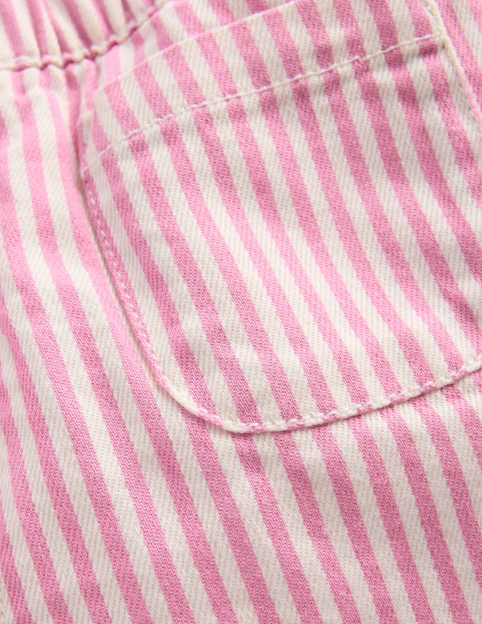 Baumwollhose zum Hineinschlüpfen-Rosa mit Streifen - Image 3
