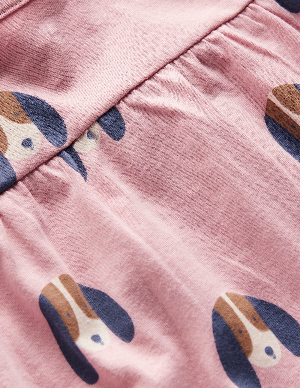 Bedrucktes Jerseykleid-Zuckerwattenrosa Hunde - Image 3
