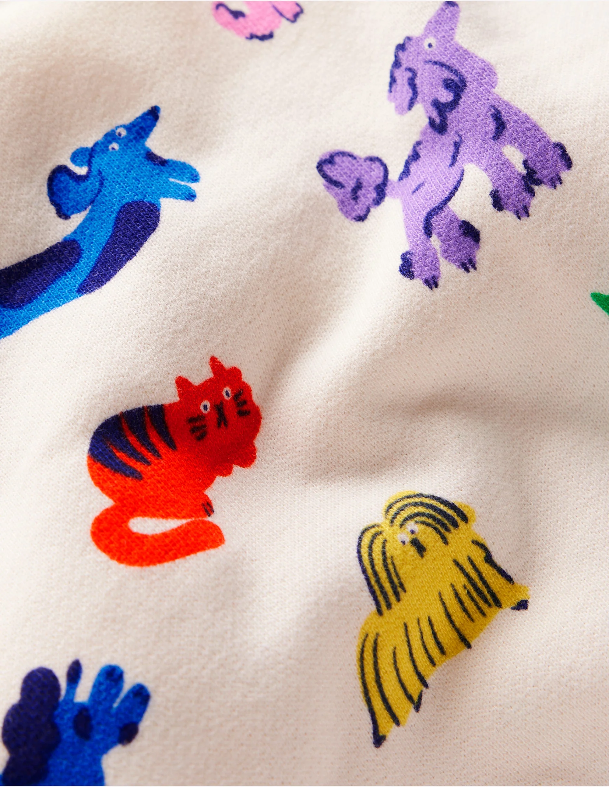 Bedrucktes Sweatshirt-Bunt Regenbogen Tiere - Image 3