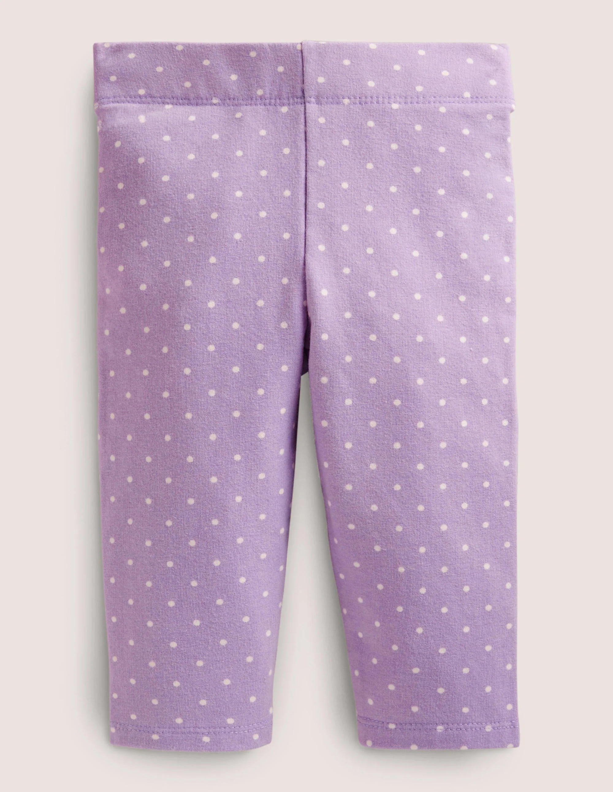 Bequeme Leggings-Fliederfarbene Pünktchen