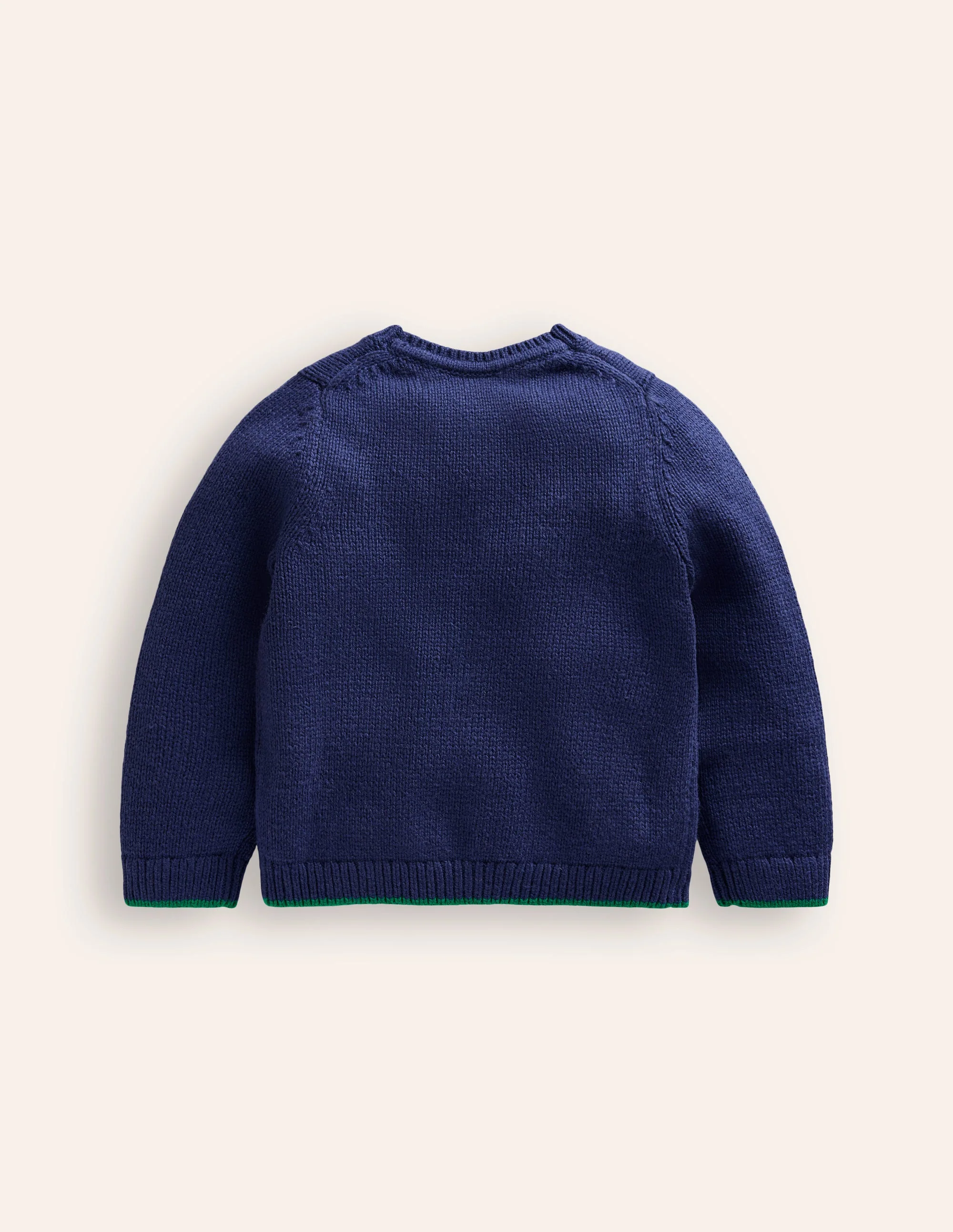 Cardigan mit V-Ausschnitt-Saphirblau Füchse - Image 2