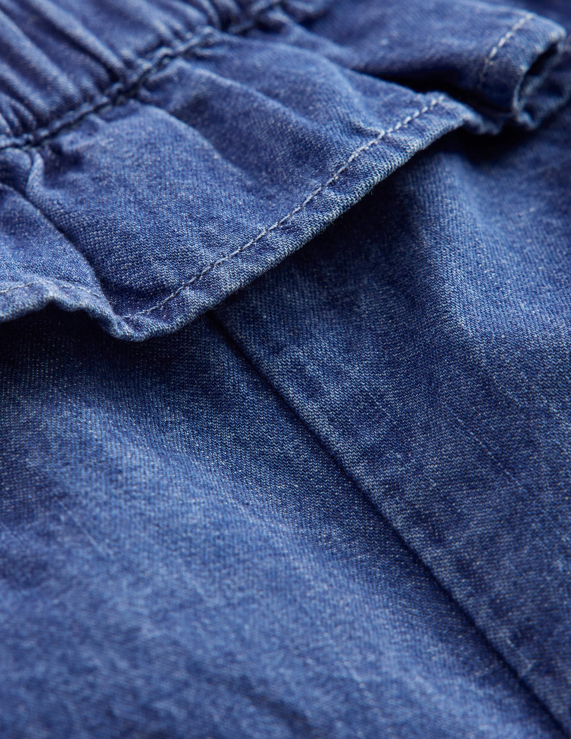 Chambray-Pumphose für Mädchen-Helles Vintageblau - Image 3