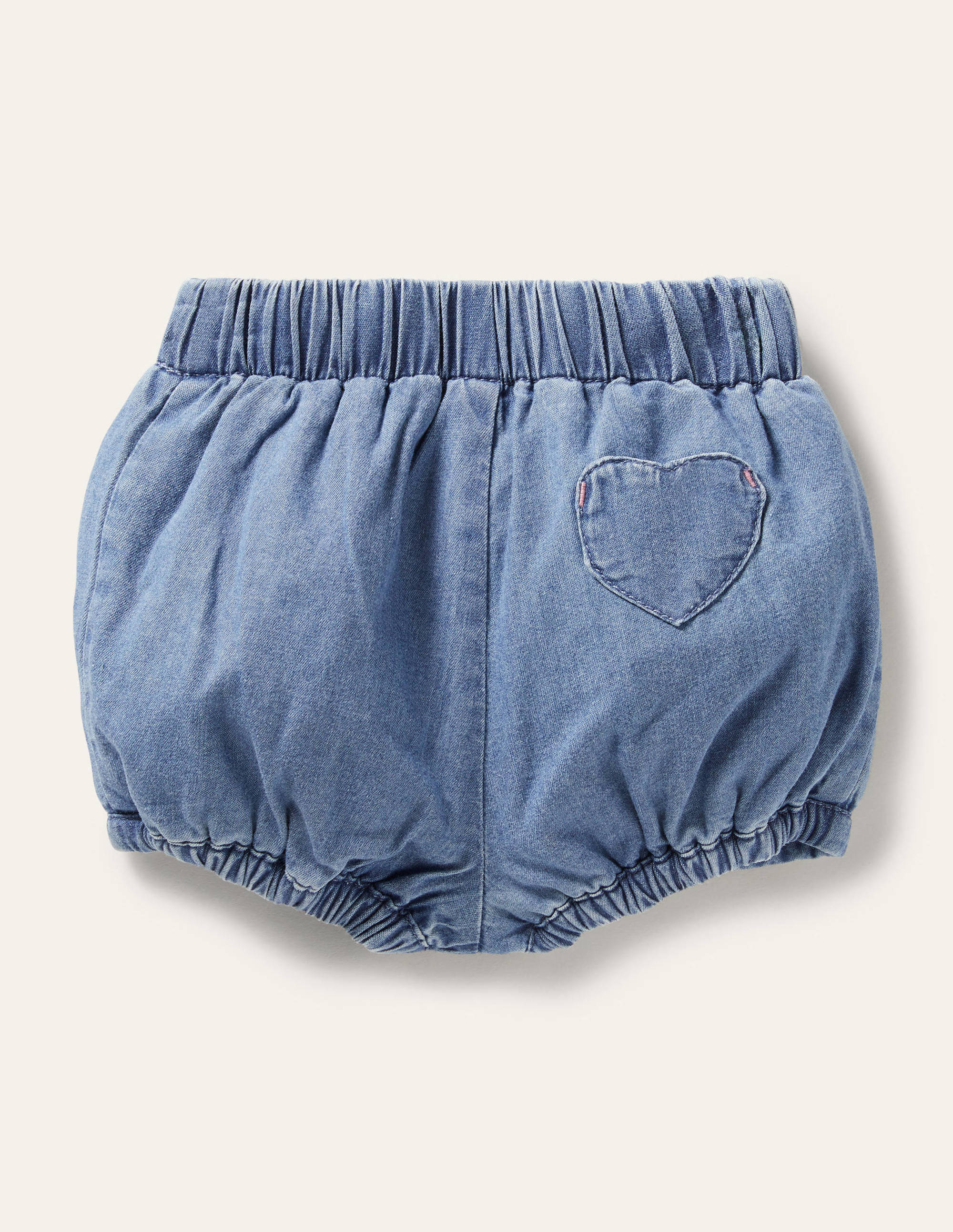 Chambray-Pumpshorts-Navy/Naturweiß - Image 2