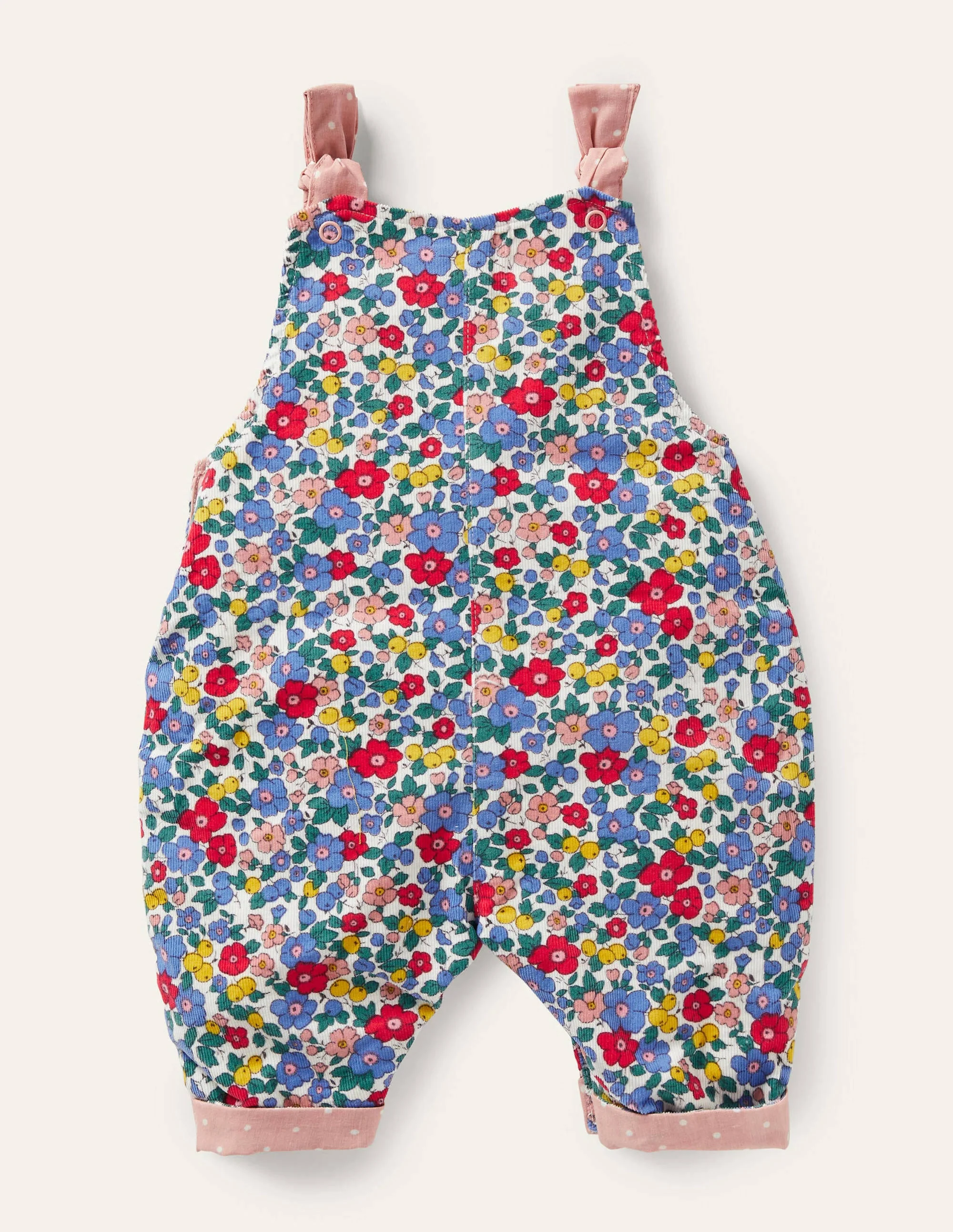 Cord-Latzhose-Bunt/Himmelblau, Apfelblüte - Image 2