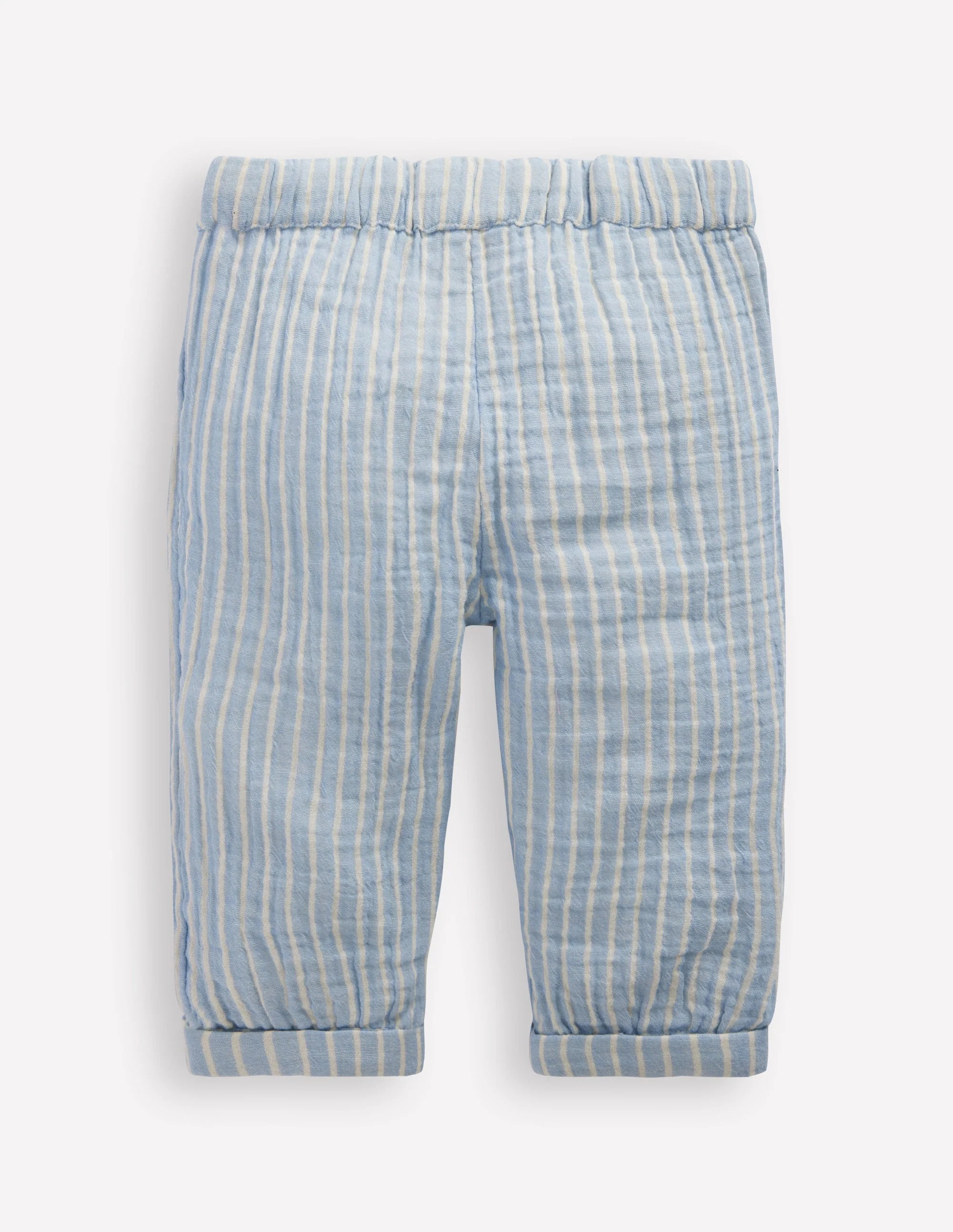 Doppeltuch-Hose-Hellblau Streifen - Image 2