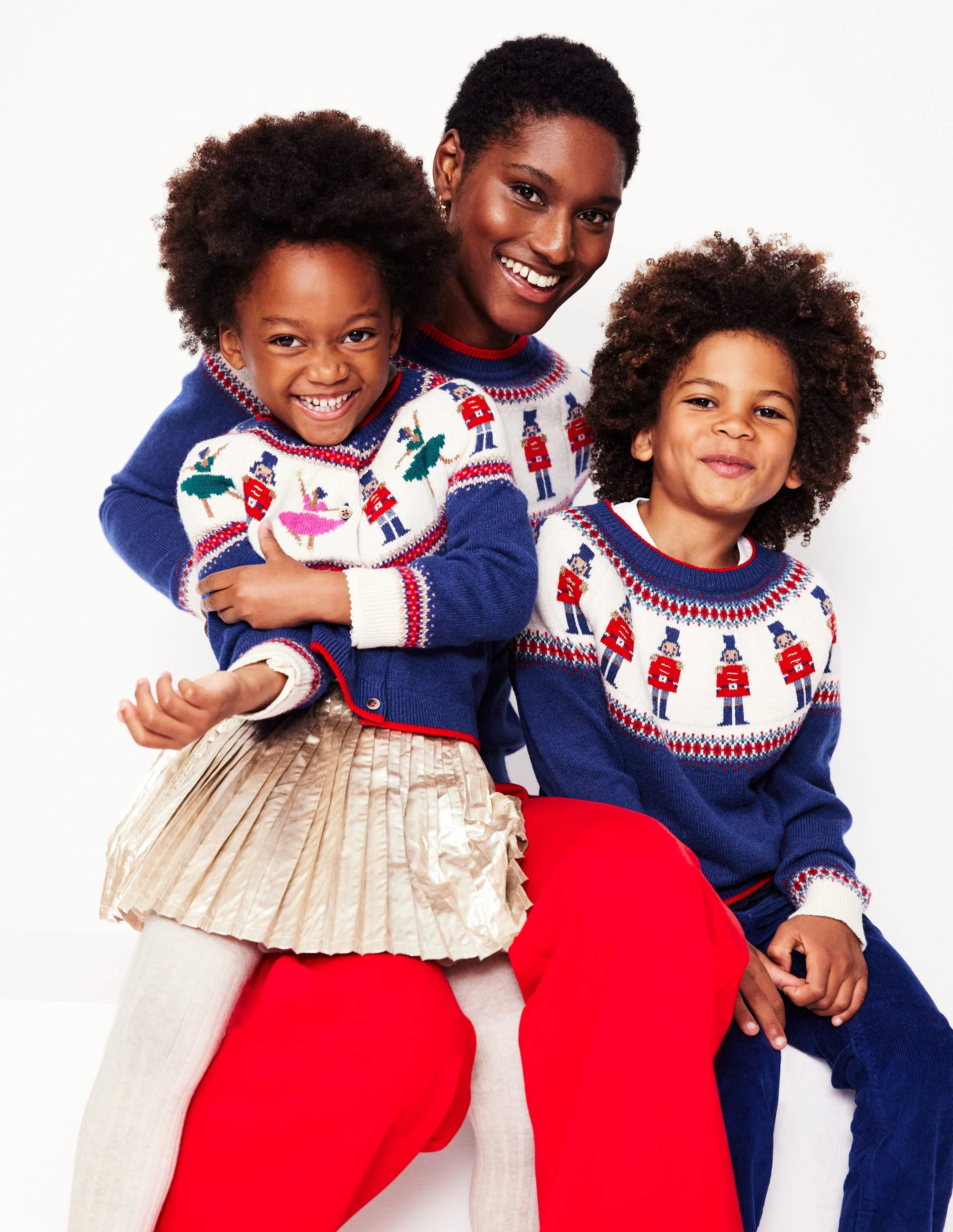 Fair-Isle-Pullover-Saphirblau Nussknacker - Image 4