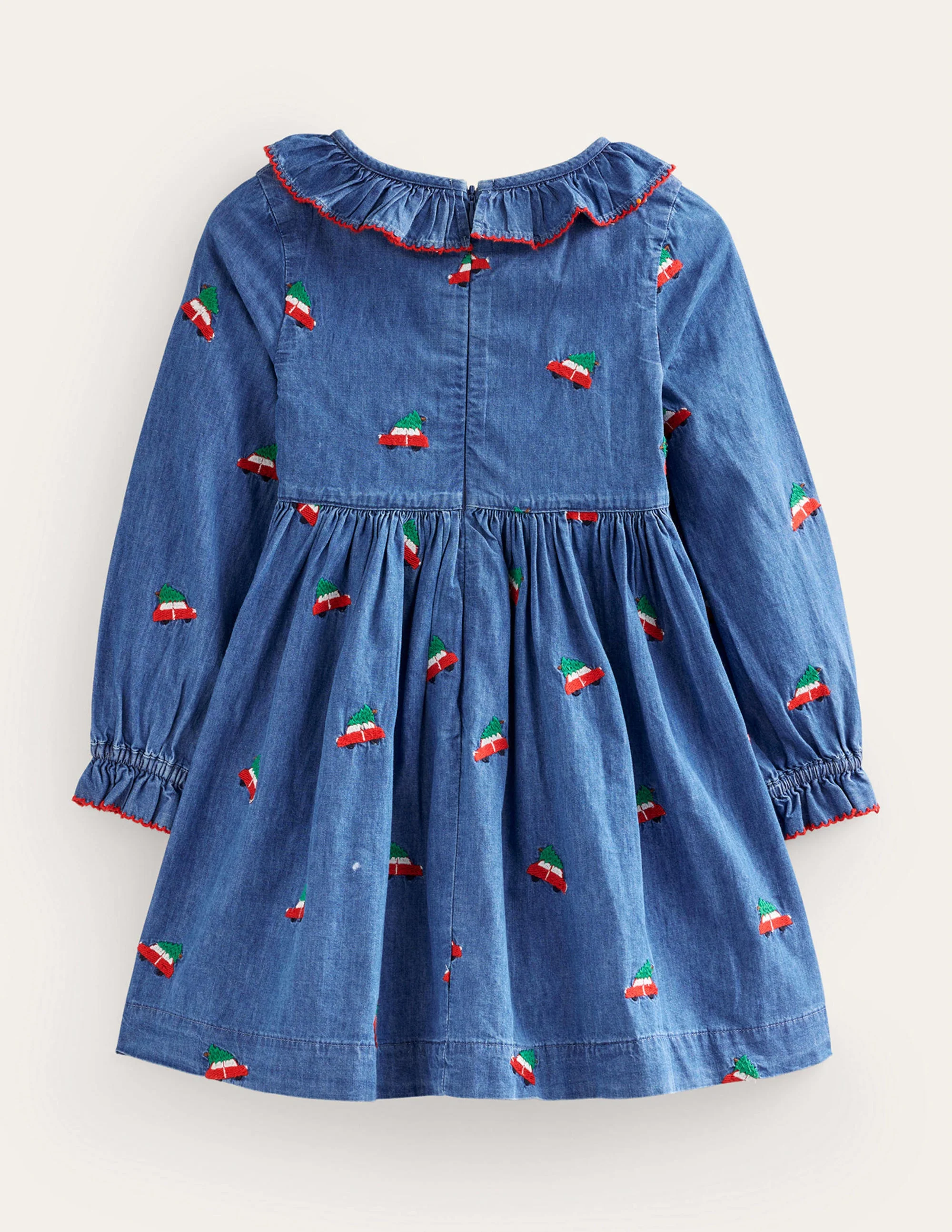 Festliches Kleid mit Stickerei-Festlich Auto Stickerei - Image 2