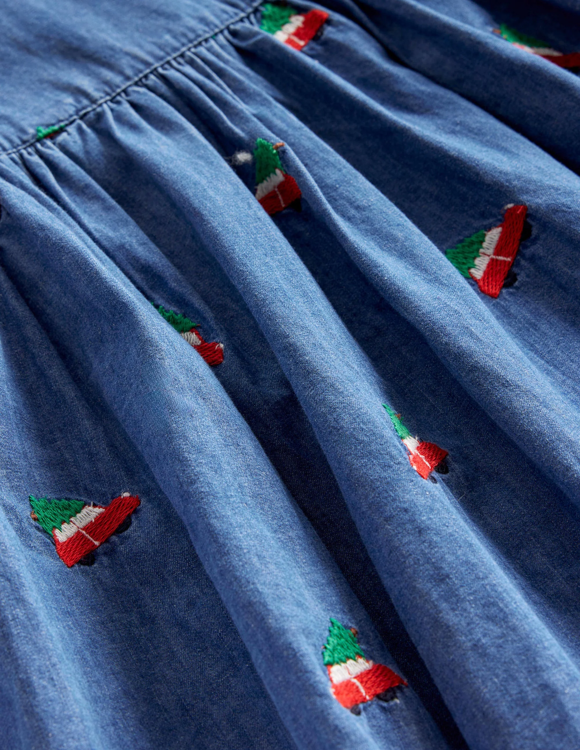 Festliches Kleid mit Stickerei-Festlich Auto Stickerei - Image 3