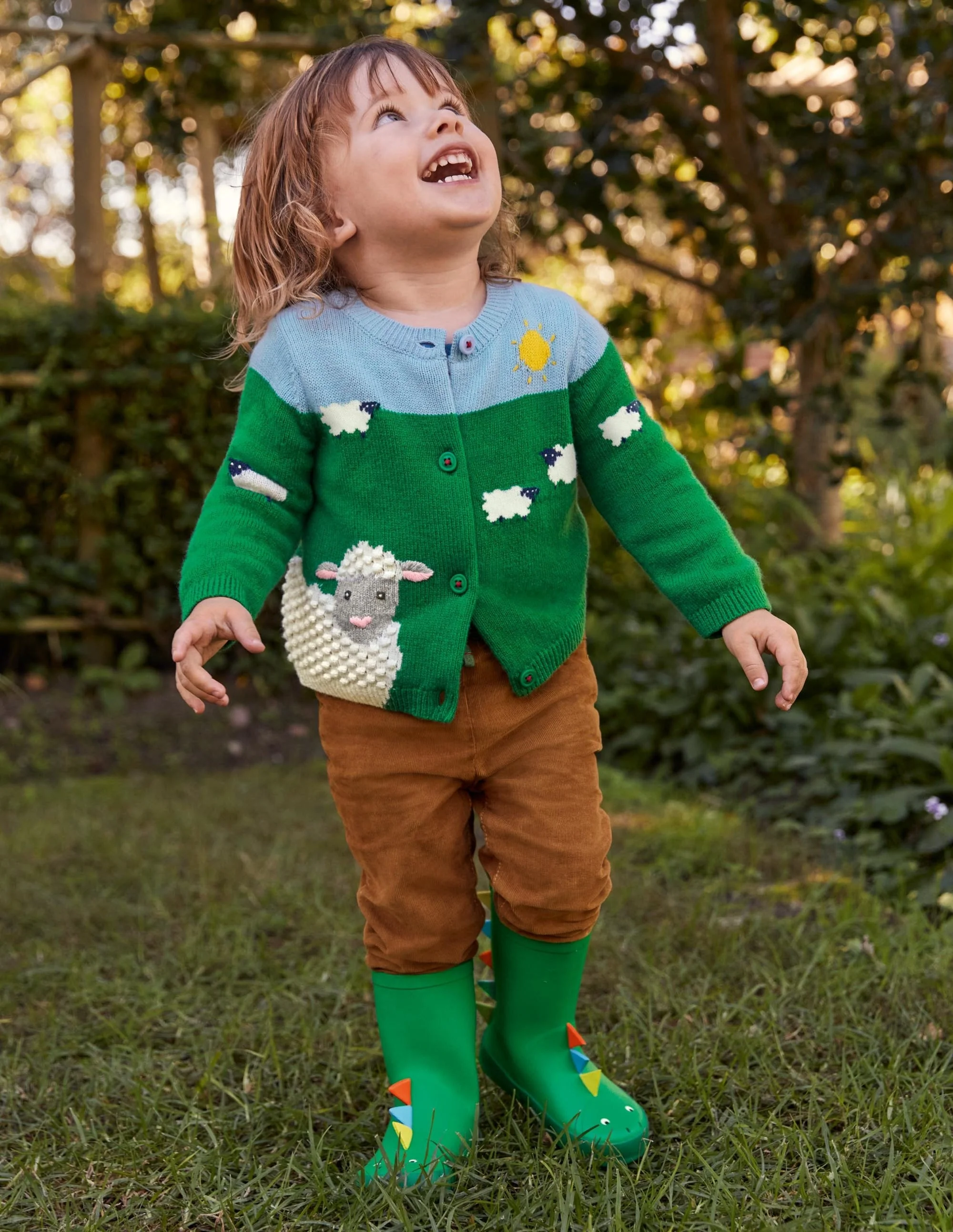 Fröhlicher Cardigan-Schottengrün, Schaf - Image 4