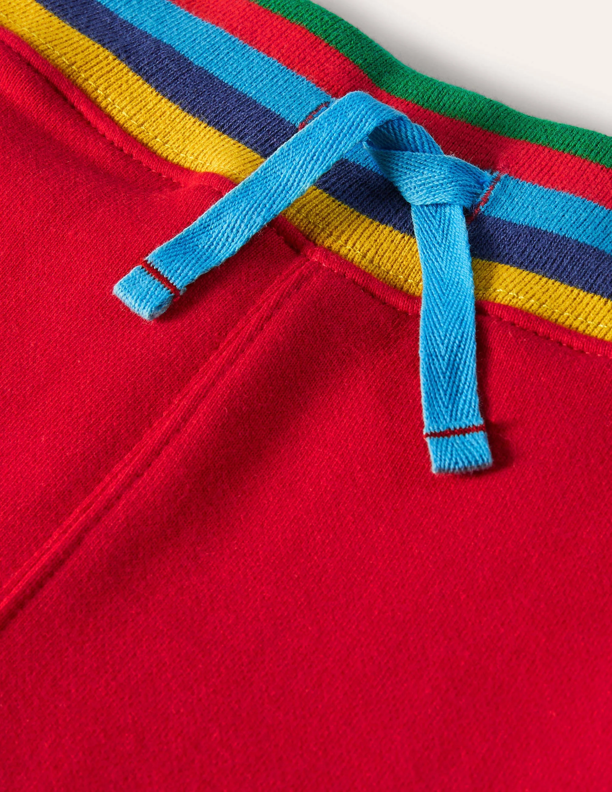 Gerippte Jerseyhose mit Regenbogenstreifen-Rockabilly-Rot - Image 3