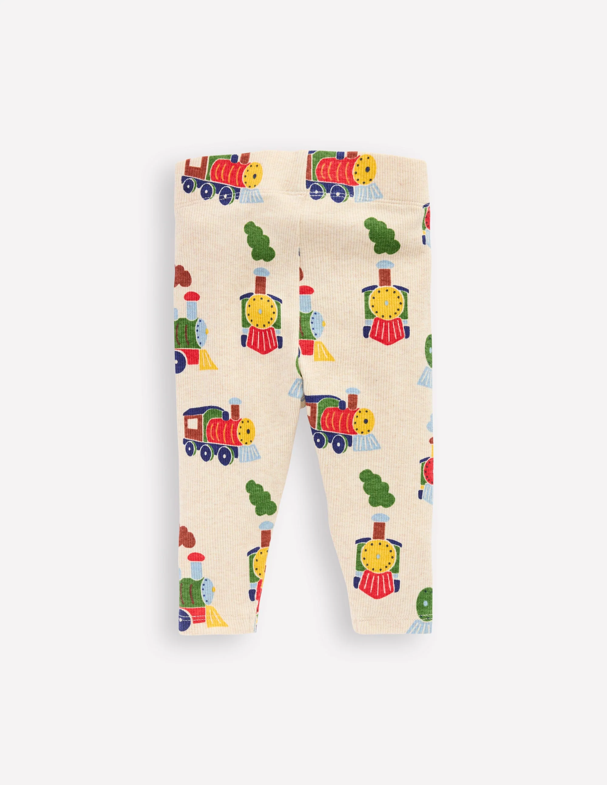 Gerippte Leggings im 3er-Pack-Haferbeige Meliert Züge