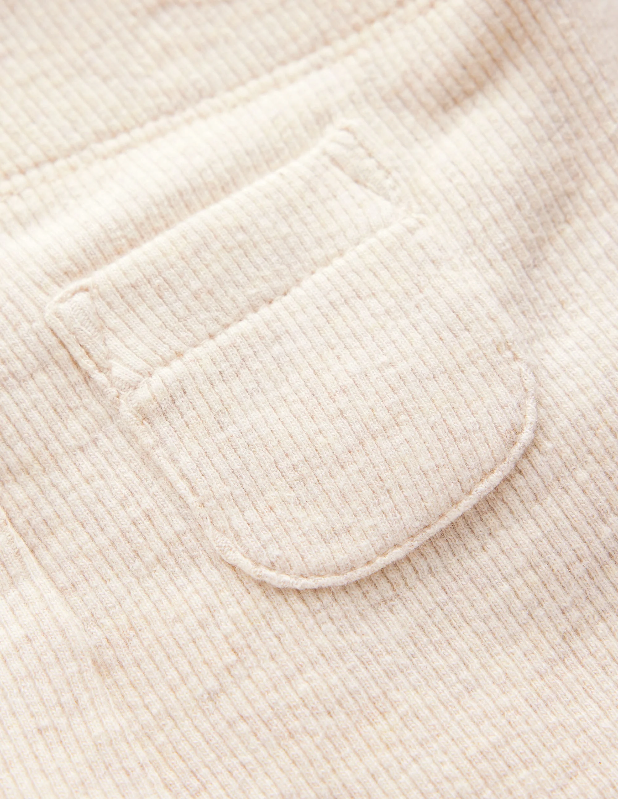 Gerippte, melierte Leggings-Beige Meliert - Image 3
