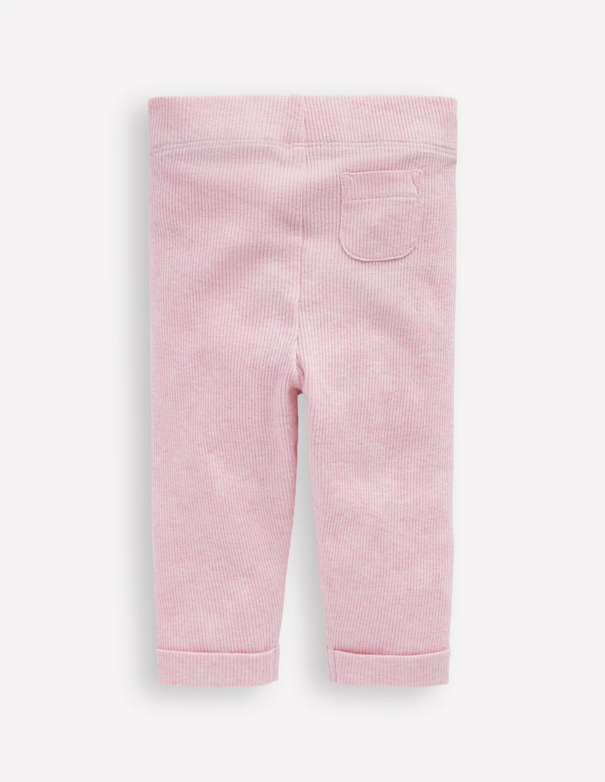 Gerippte, melierte Leggings-Vintage-Mauve Meliert - Image 2