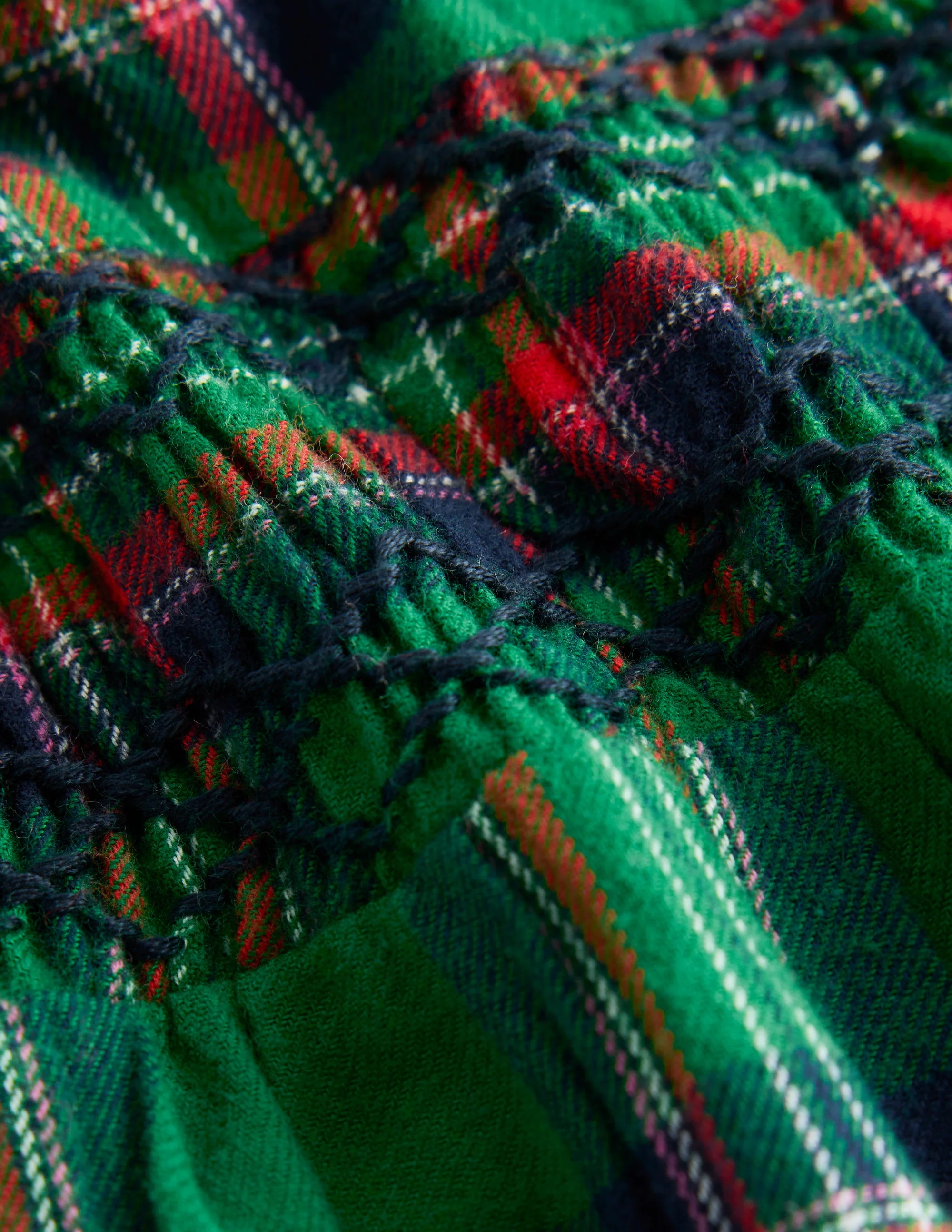 Gesmoktes Kleid für besondere Anlässe-Grün Kariert - Image 3