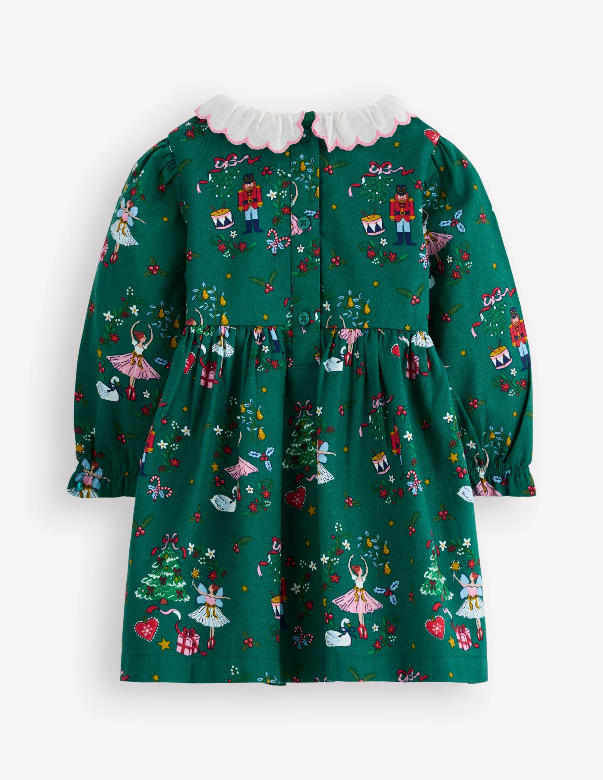 Gesmoktes Partykleid-Alpingrün Festlich - Image 2