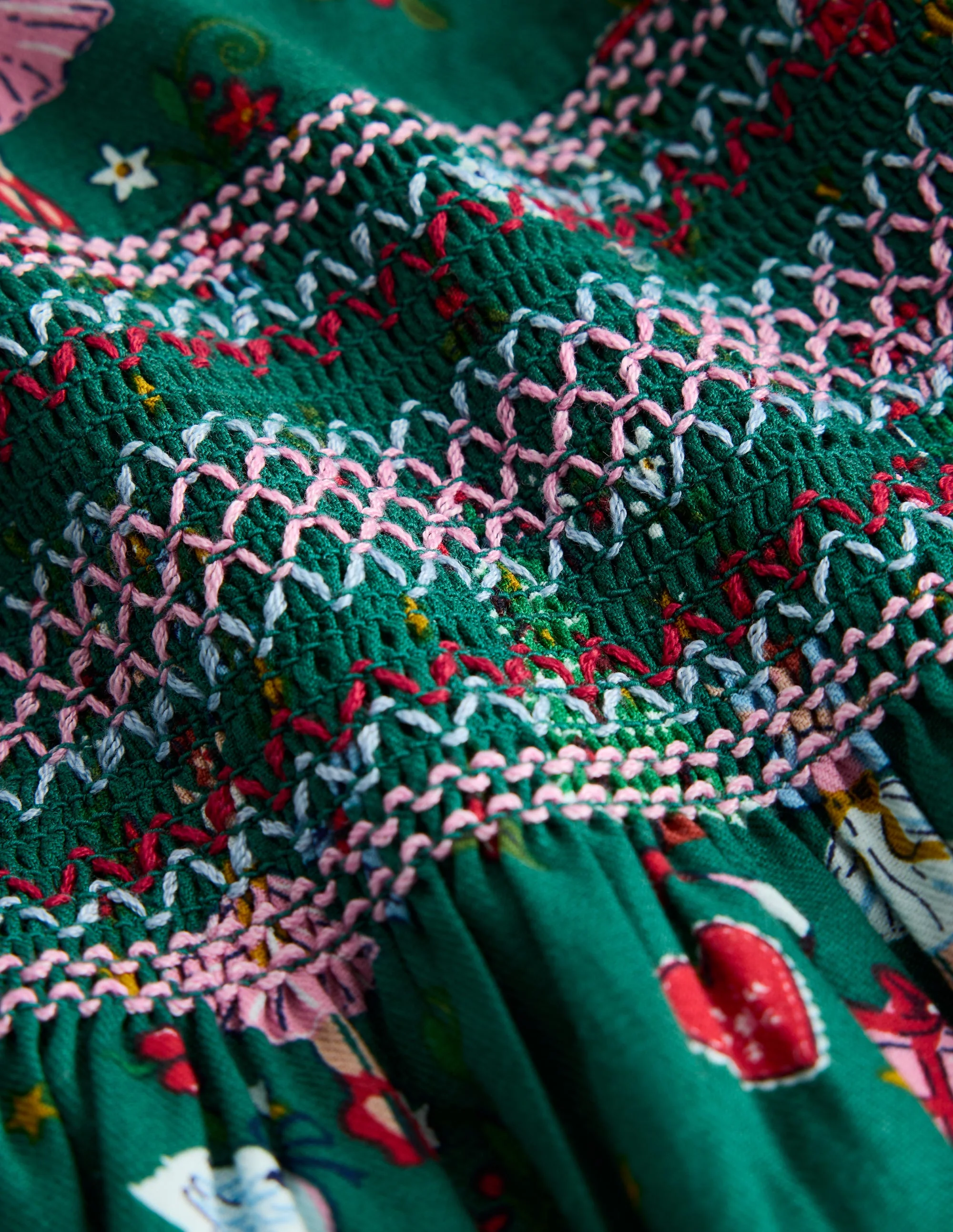 Gesmoktes Partykleid-Alpingrün Festlich - Image 3