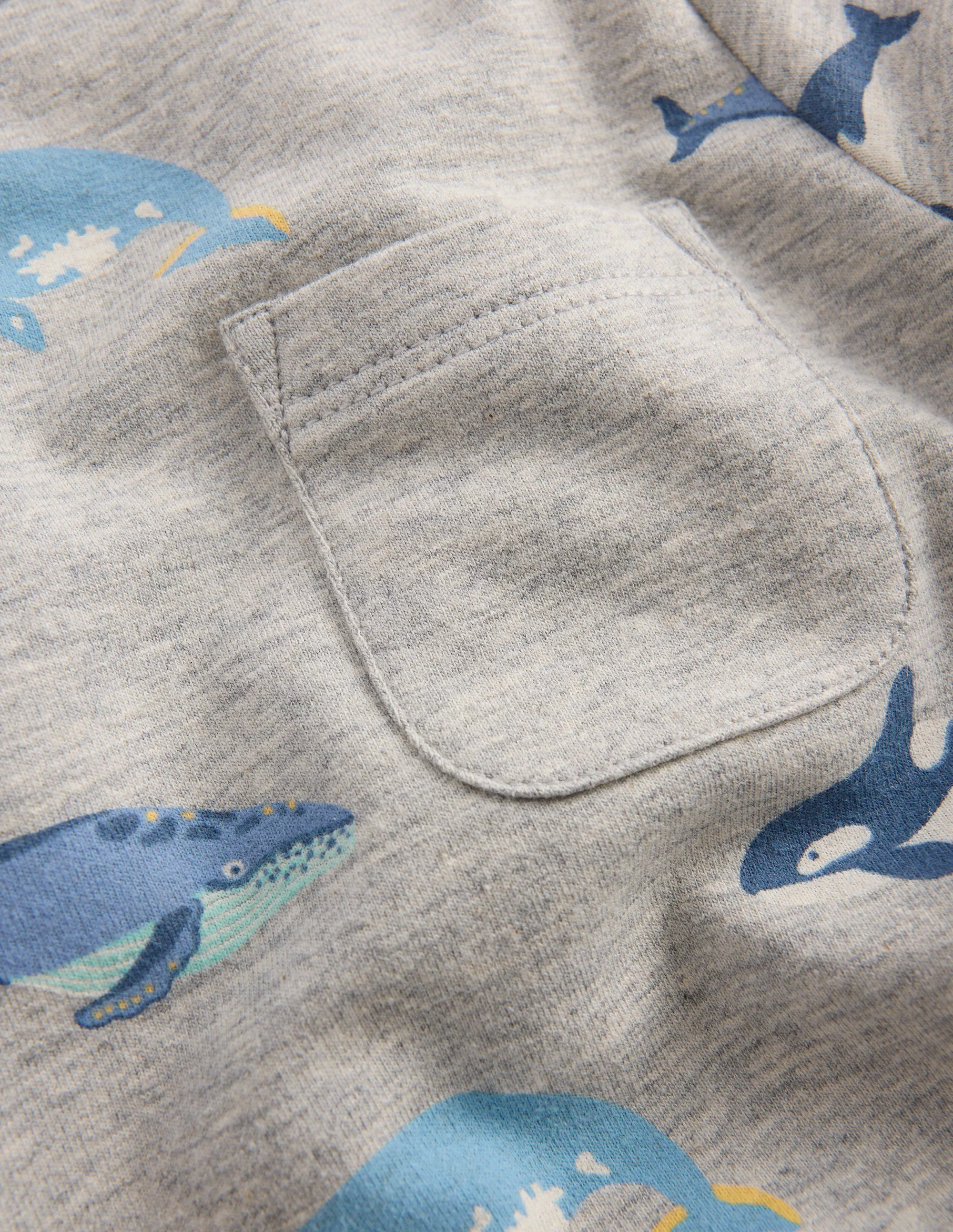 Gestreiftes Sweatshirt-Spielset-Blau Streifen Wale - Image 3
