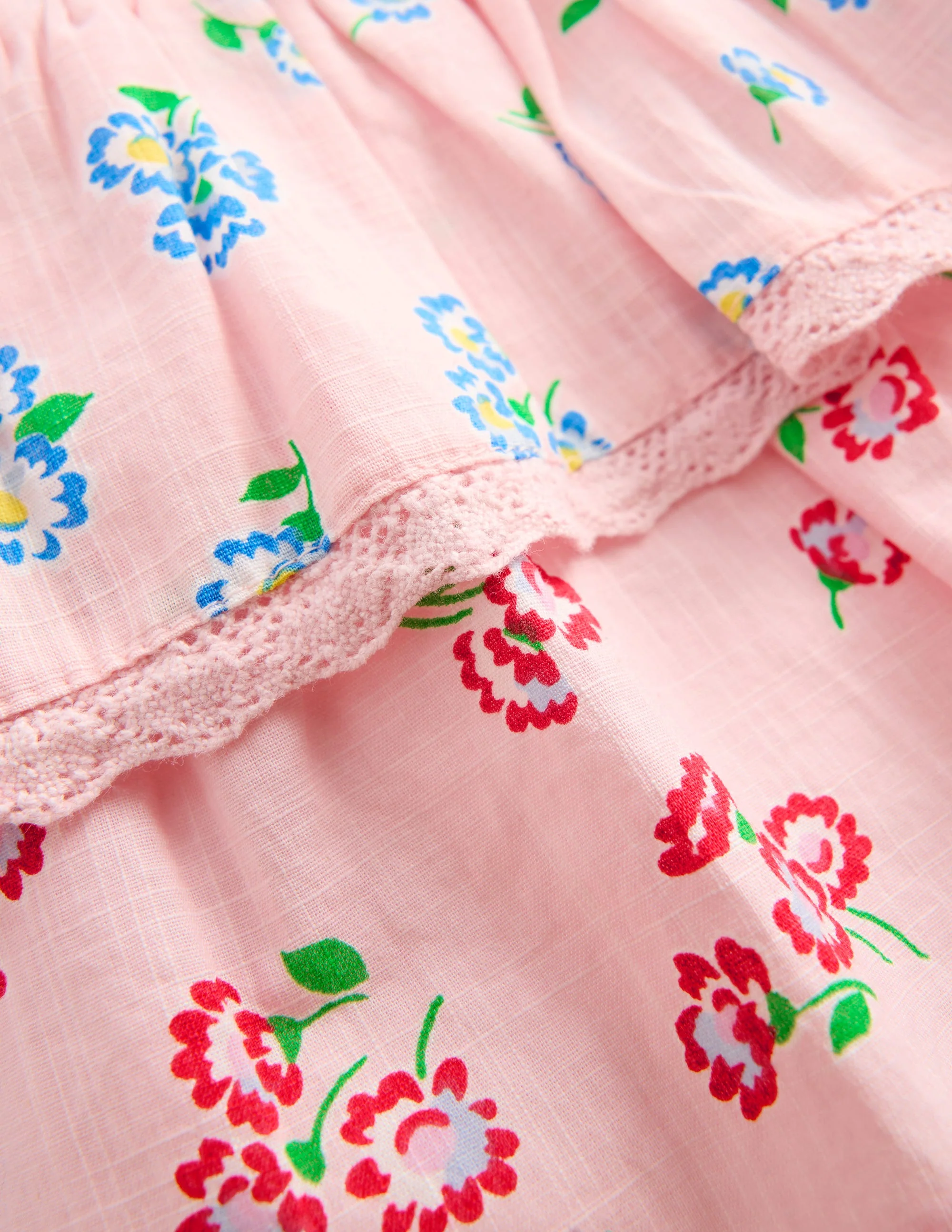 Gestuftes Rüschen-Spielset-Rosa Gänseblümchen Kuddelmuddel - Image 3