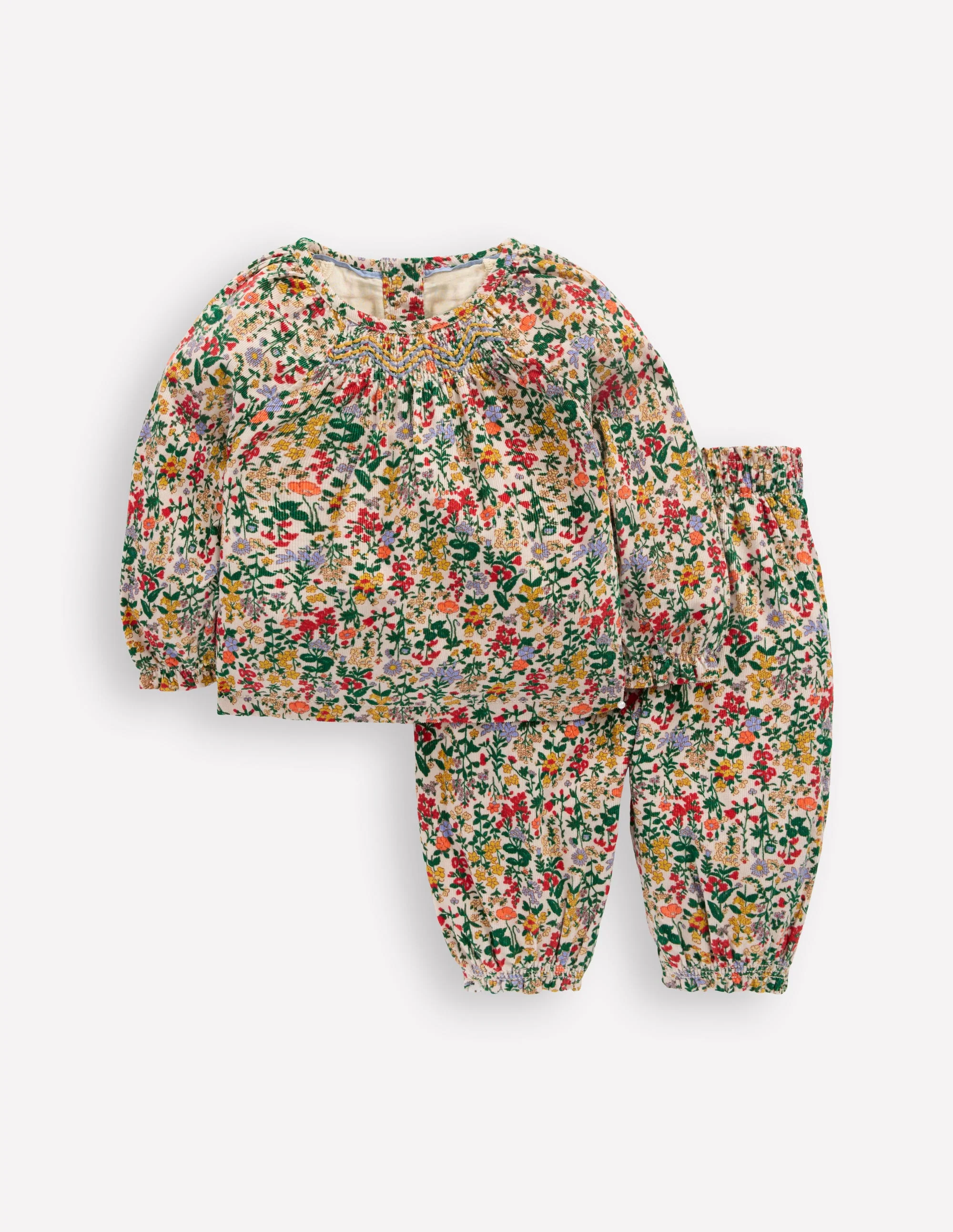 Gewebtes Kombi-Spielset-Bunt Wiesenblumen