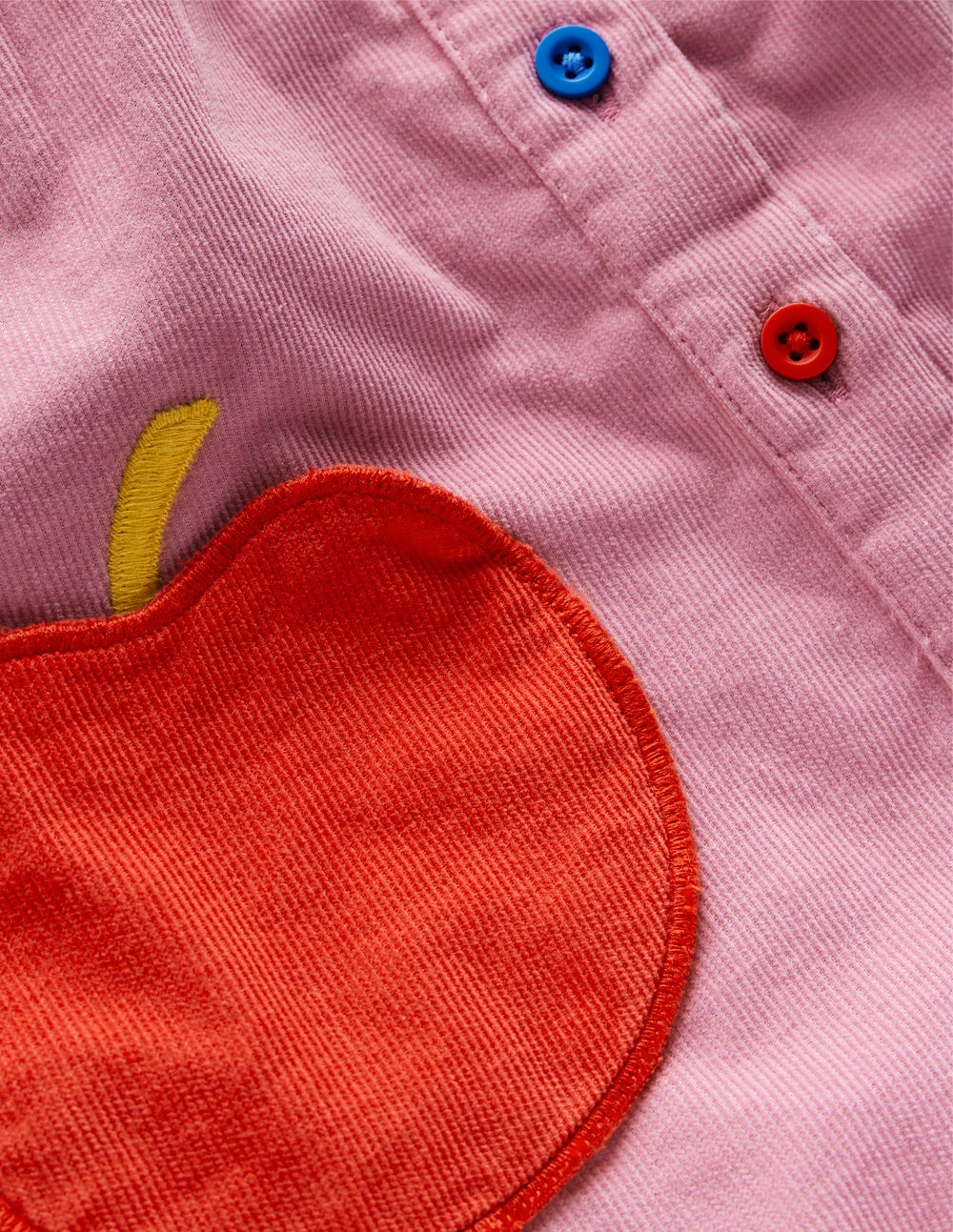Gewebtes Schürzenkleid-Set-Rosa Apfel - Image 3