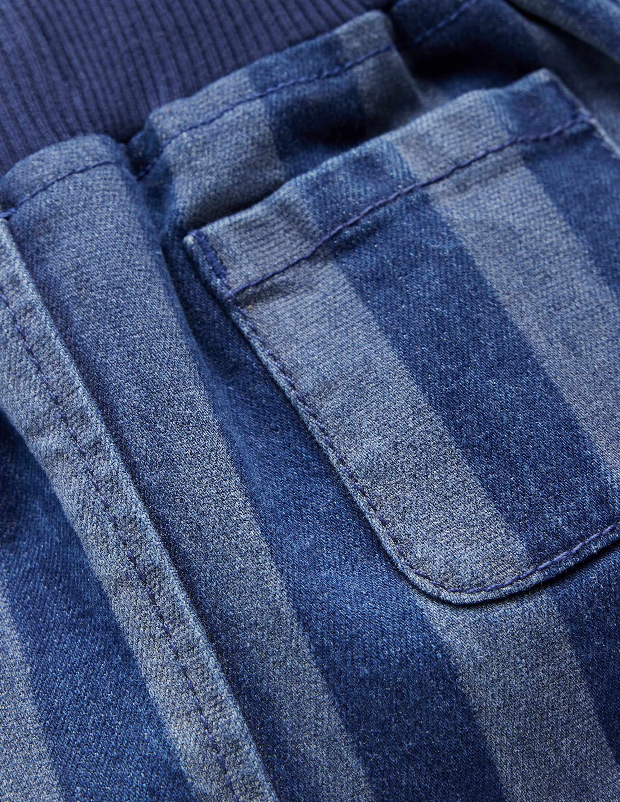 Jeanshose zum Hineinschlüpfen-Denim Streifen - Image 3