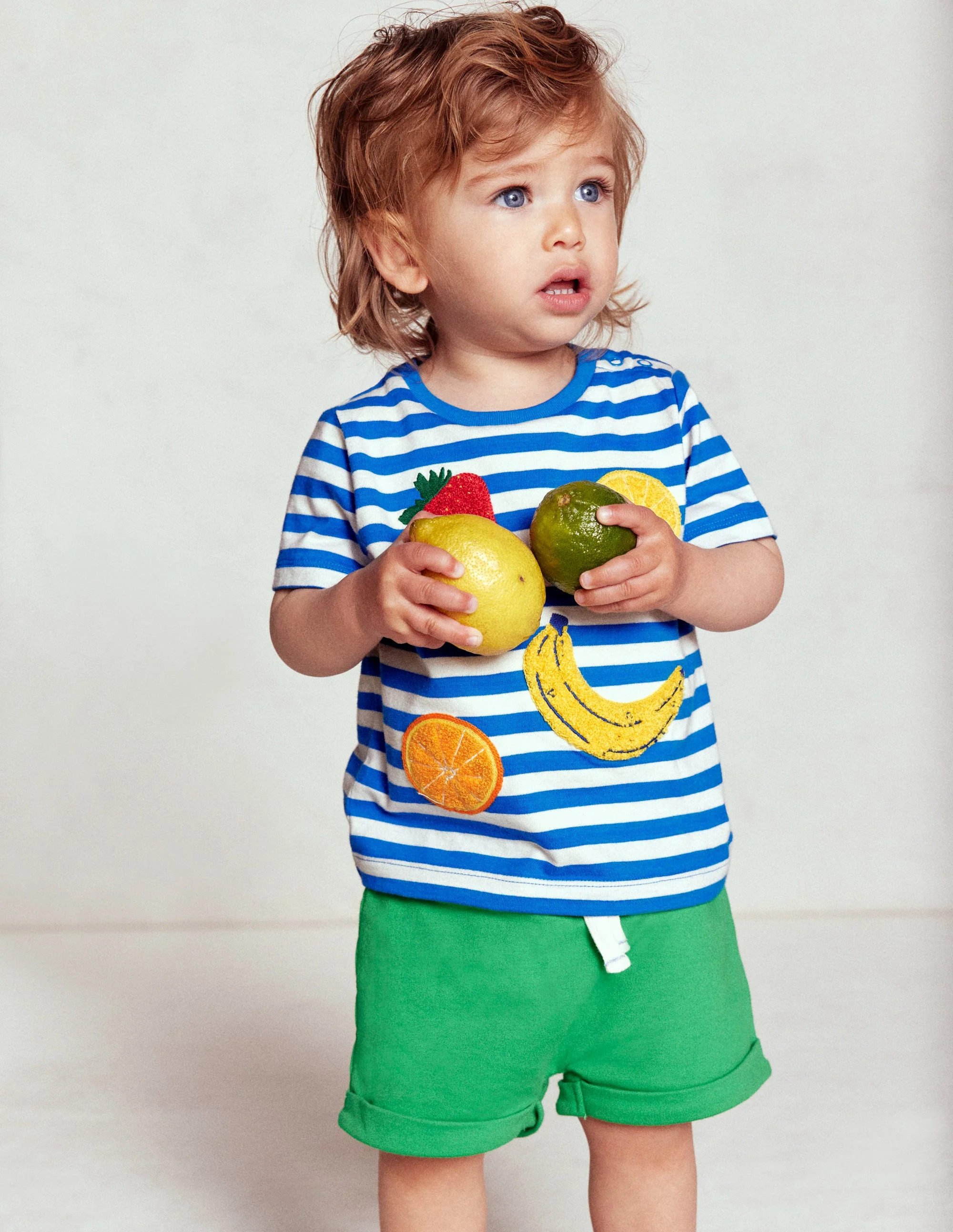 Jersey-Shorts für Jungen-Baumgrün - Image 4