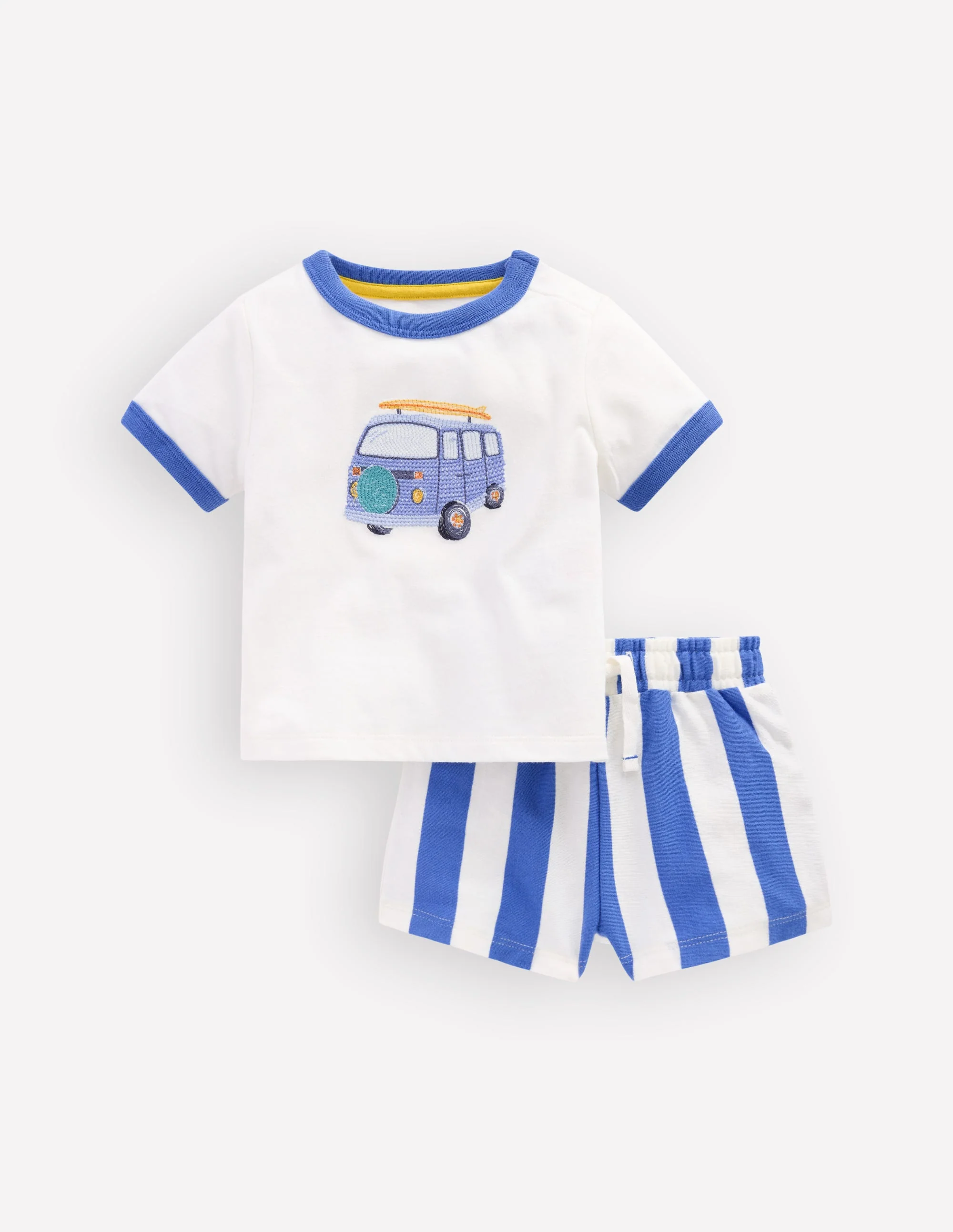 Jersey-Spielset mit Logo-Blau Camper Streifen