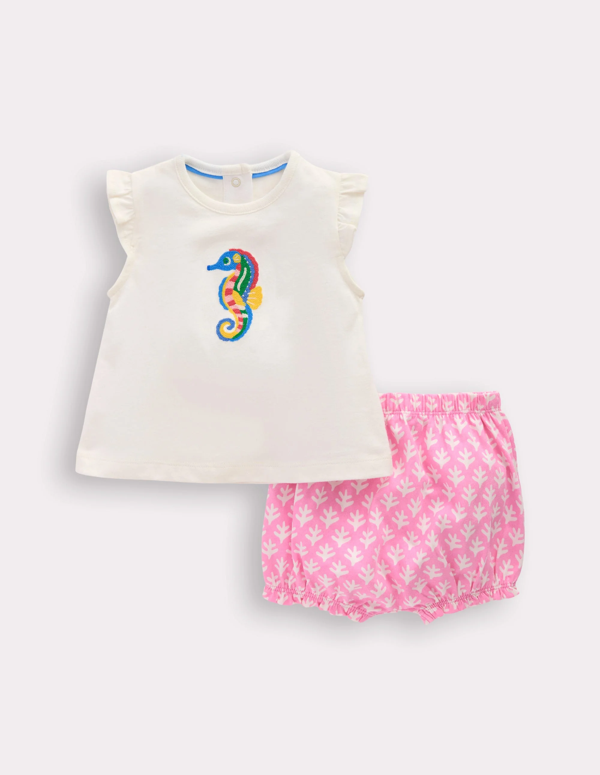 Jersey-Spielset mit Rüschen-Prisma-Rosa und Kokosnussmilch