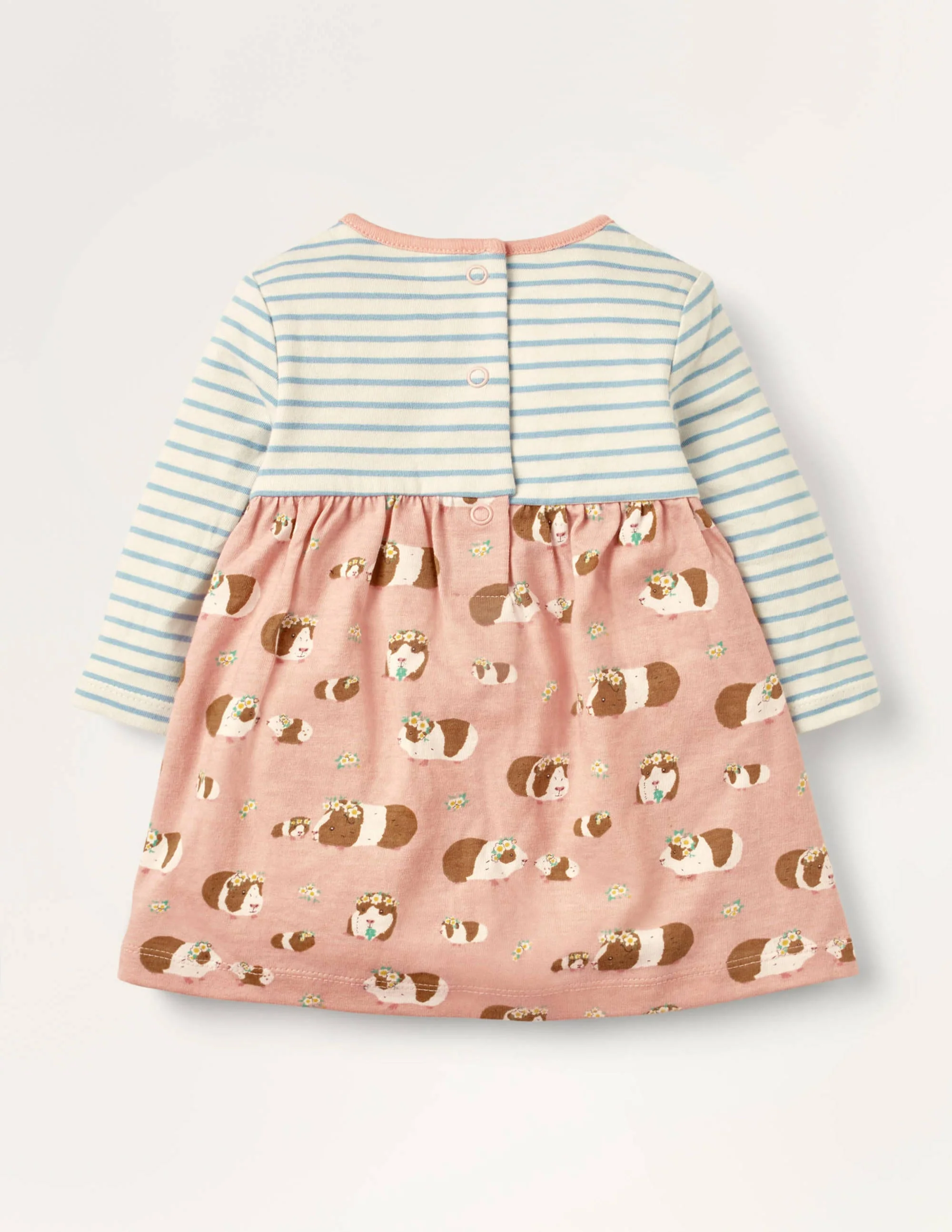 Jerseykleid mit Mustermix-Kreiderosa, Meerschweinchen - Image 2