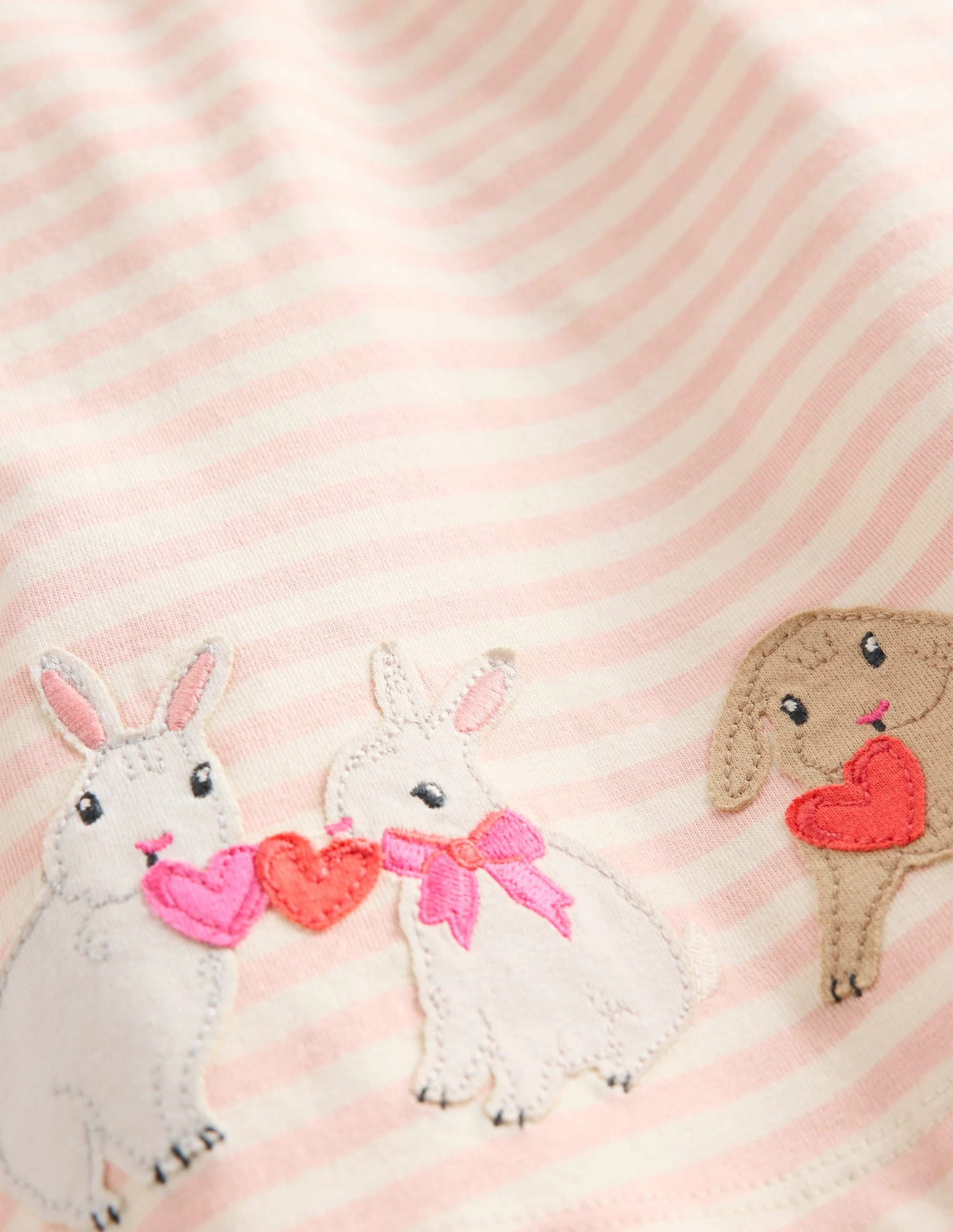 Jerseykleid-Set mit Logo-Kreiderosa Hasen - Image 3
