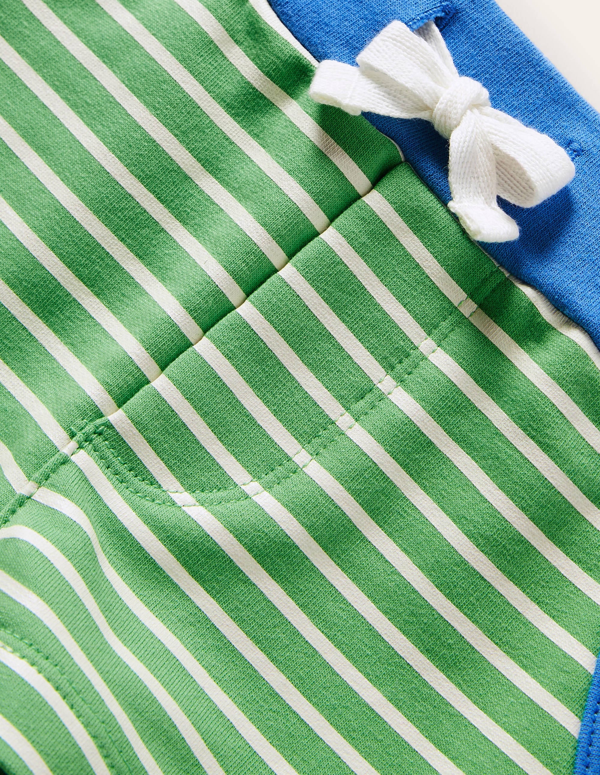 Jerseyshorts-Grün/Naturweiß - Image 3
