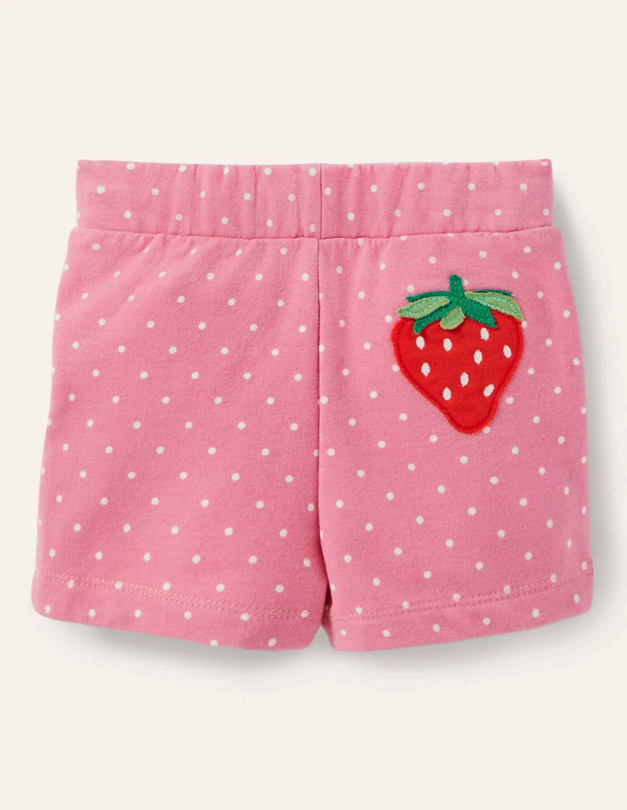 Jerseyshorts-Hellrosa, Getupft - Image 2
