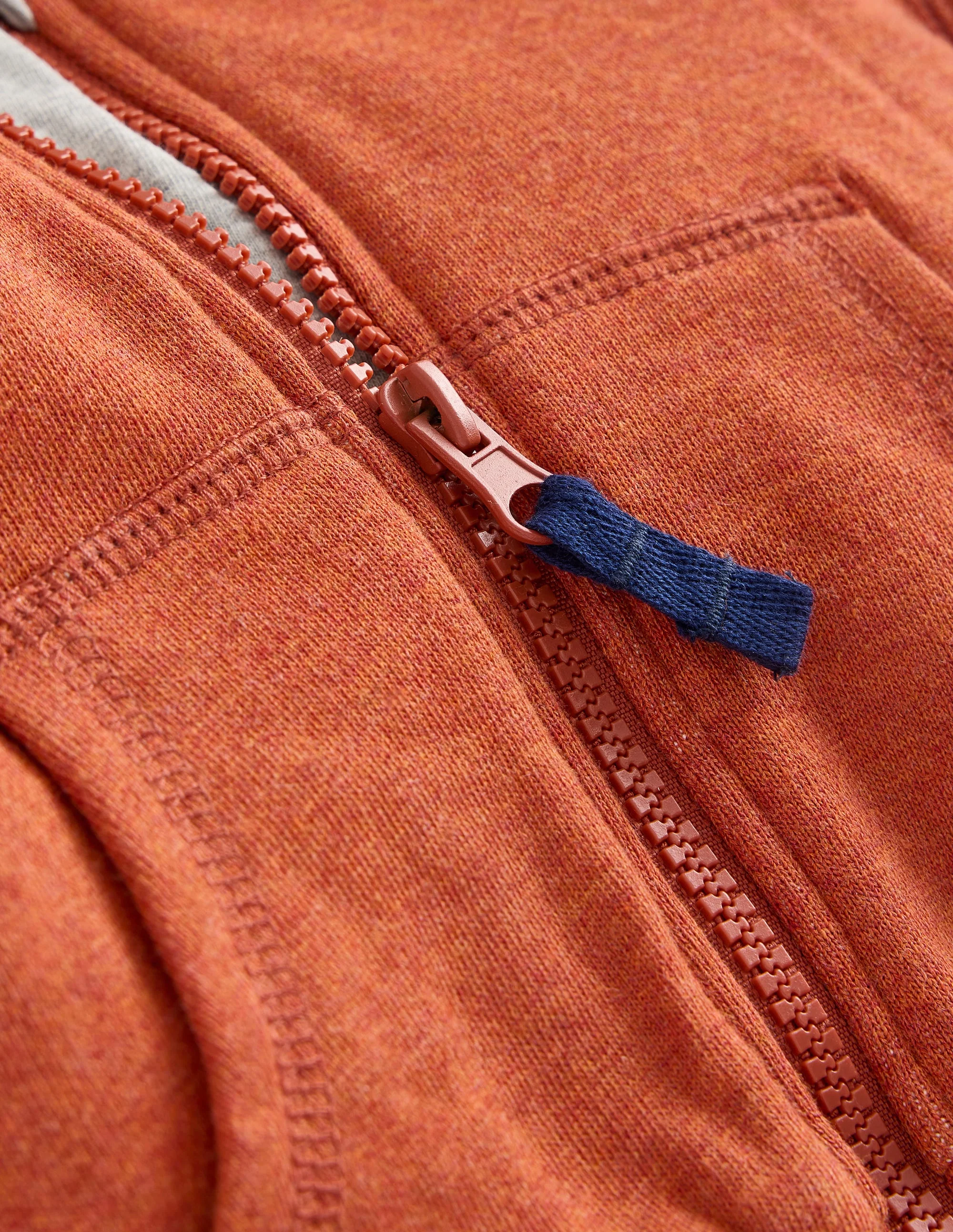 Kapuzenpullover mit Kunstfellfutter-Terrakotta Fuchs - Image 3