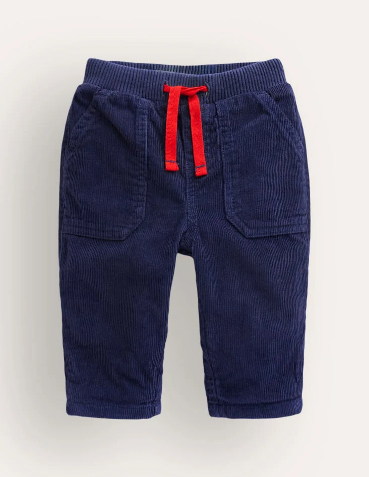 Kuschelige, gefütterte Hose-Steuerbordblau