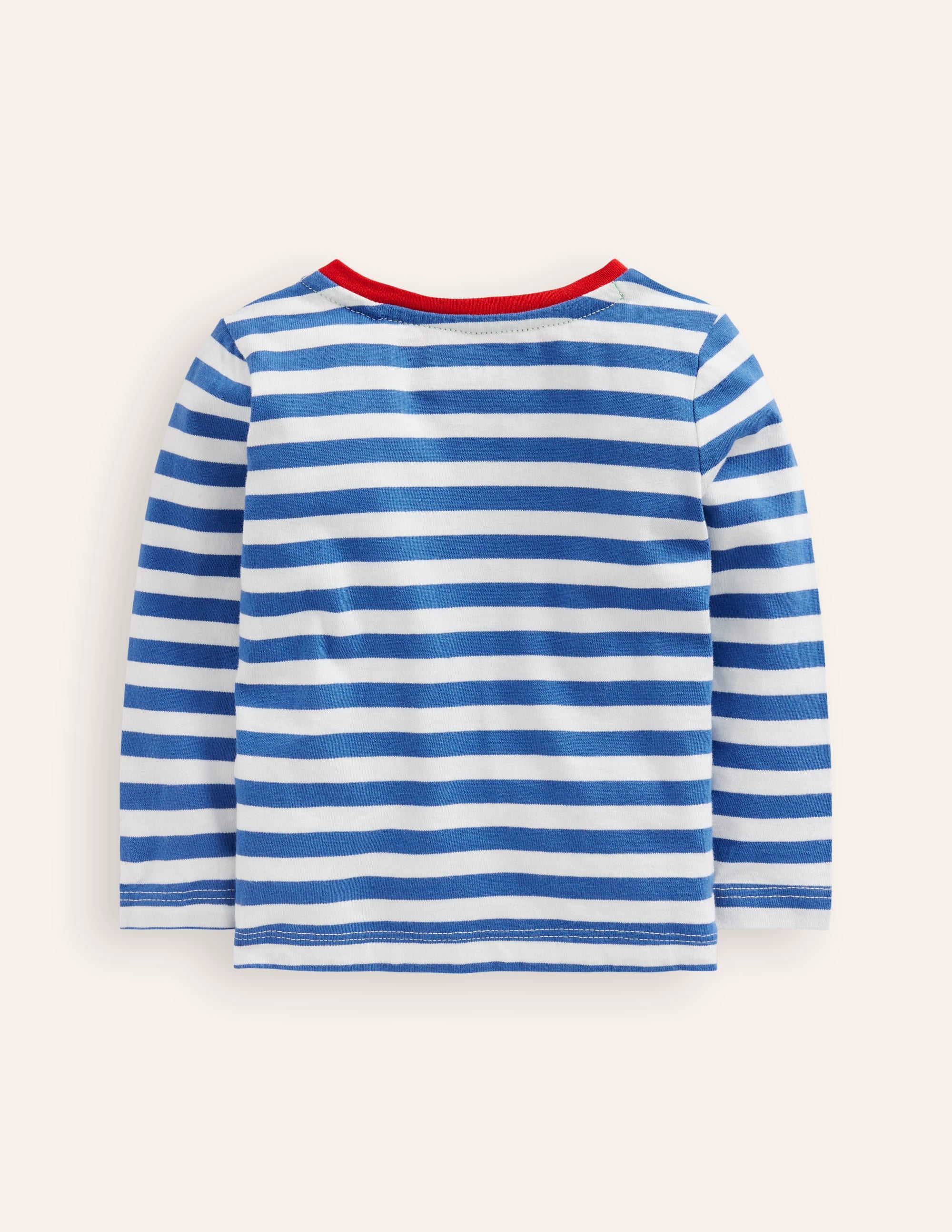 Langärmliges T-Shirt mit Applikation-Blauhäher Weihnachtsmann - Image 2