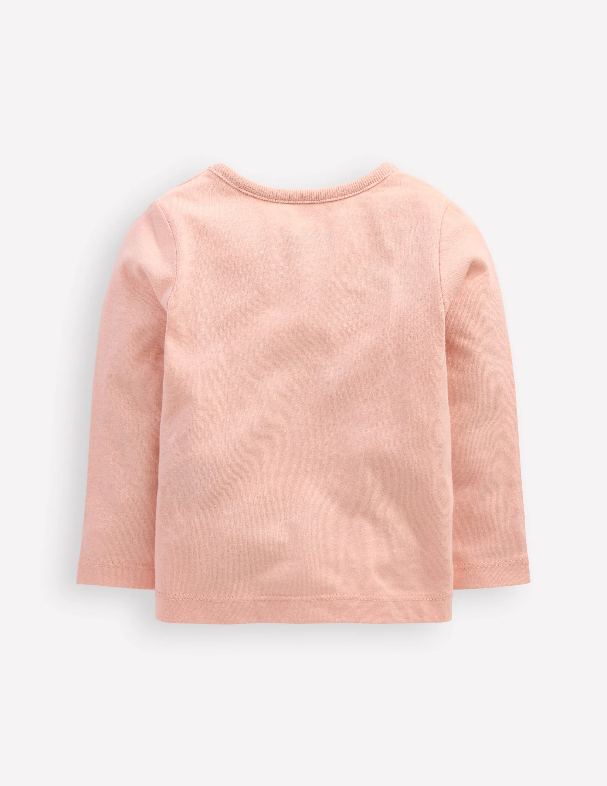 Langarmshirt mit Logo-Kreiderosa - Image 2