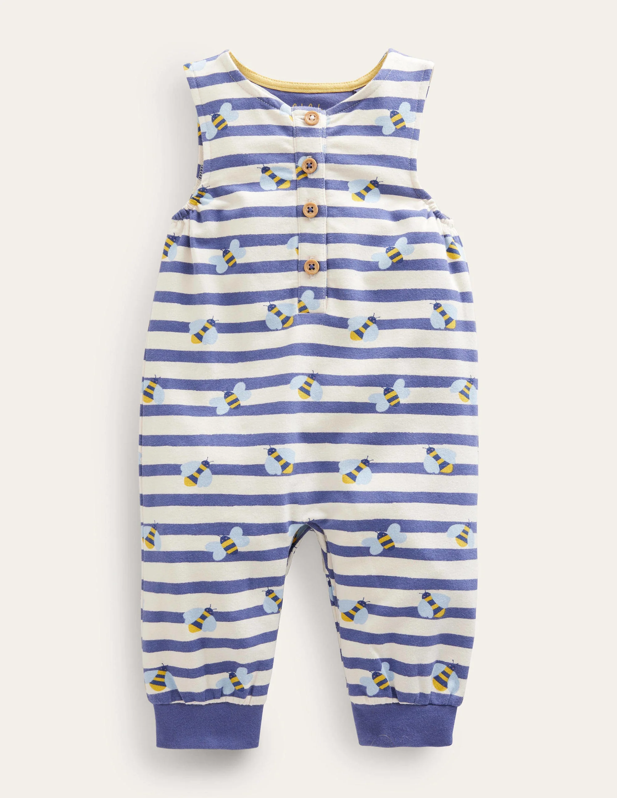 Latzhose aus Jersey-Bienen
