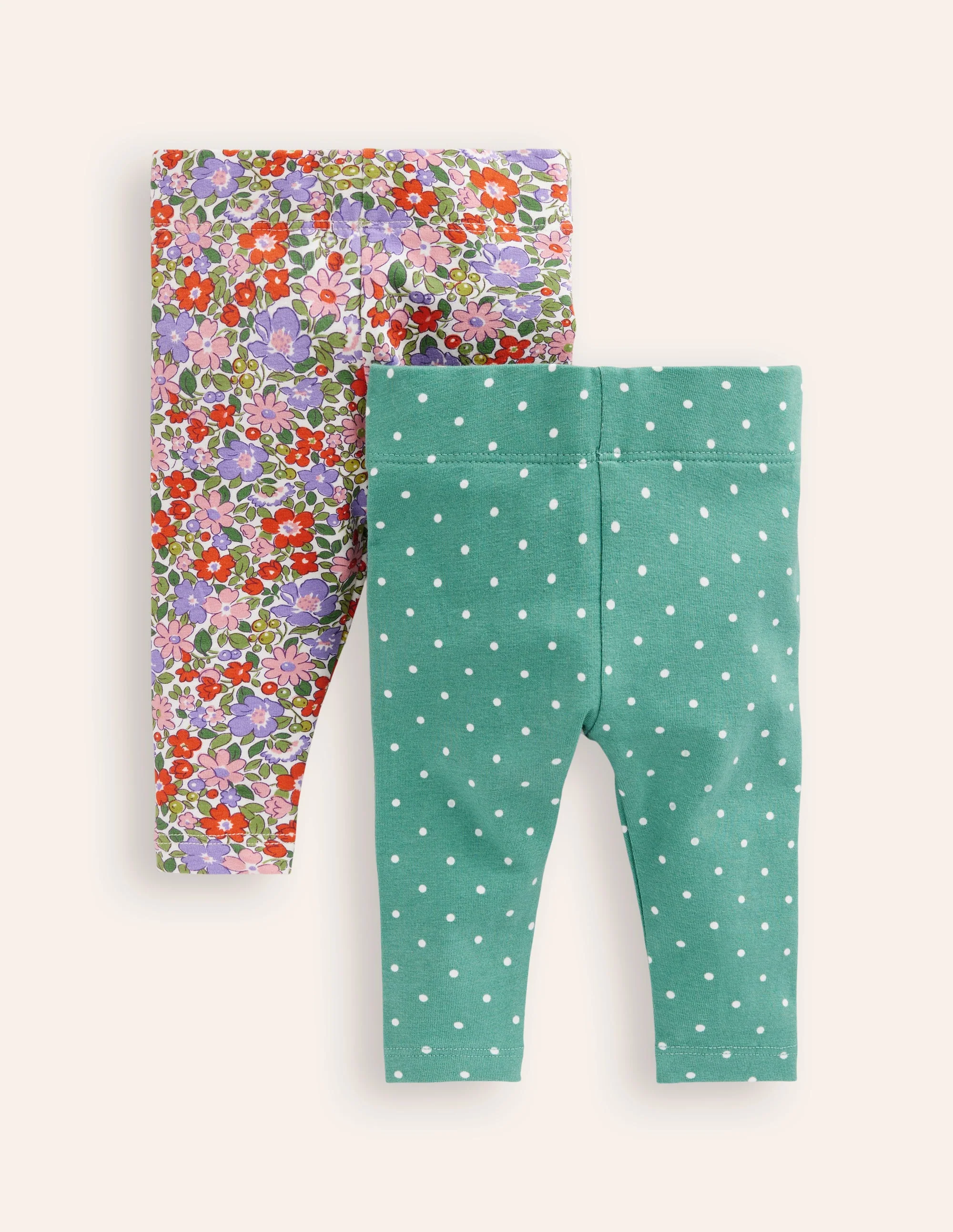 Leggings im 2er-Pack-Bunt Kleines Blumenbeet