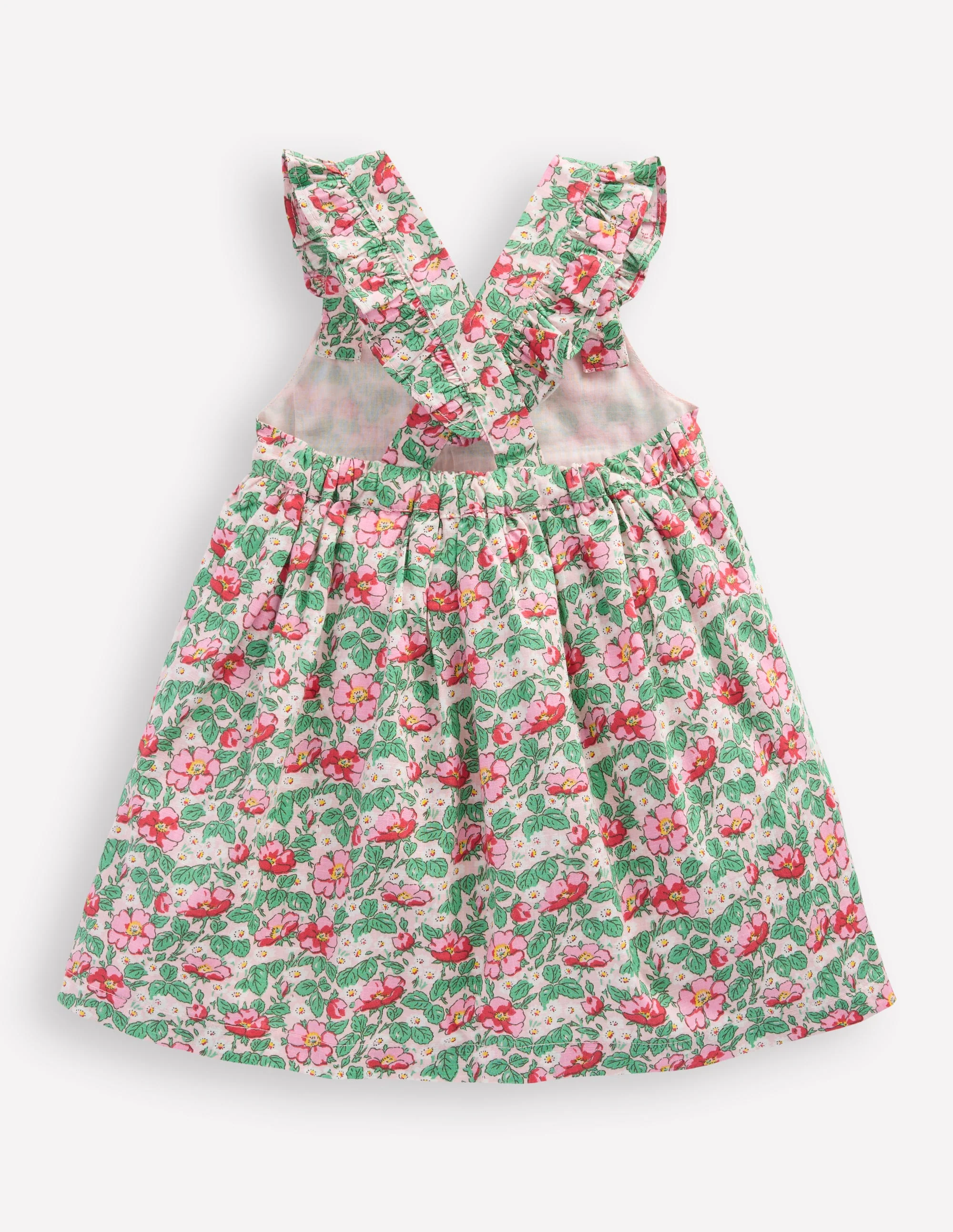 Nostalgisches Schürzenkleid-Kreiderosa Rose - Image 2