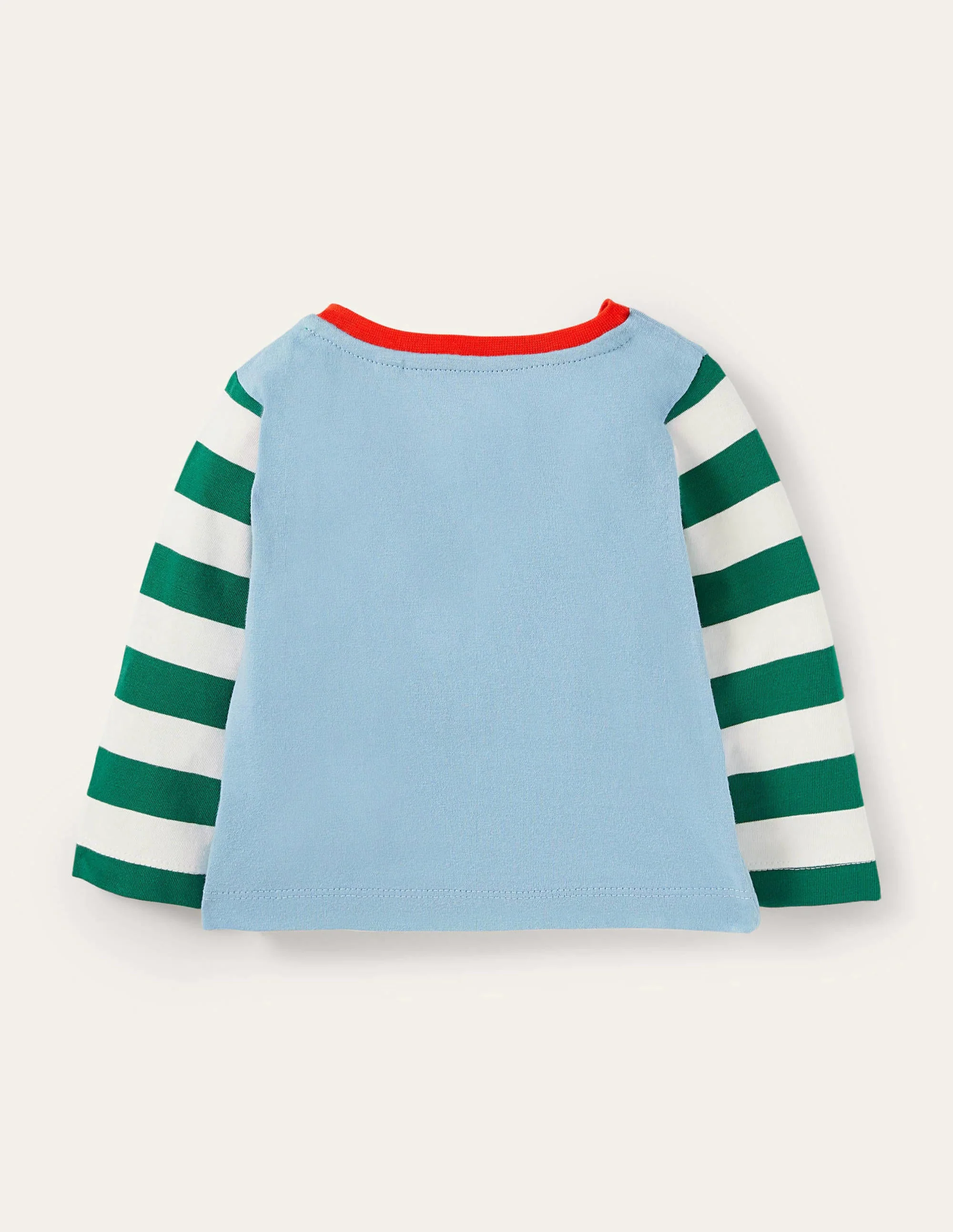 Oberteil mit Weihnachtsmotiv-Surfbrett-Blau, Schlitten - Image 2