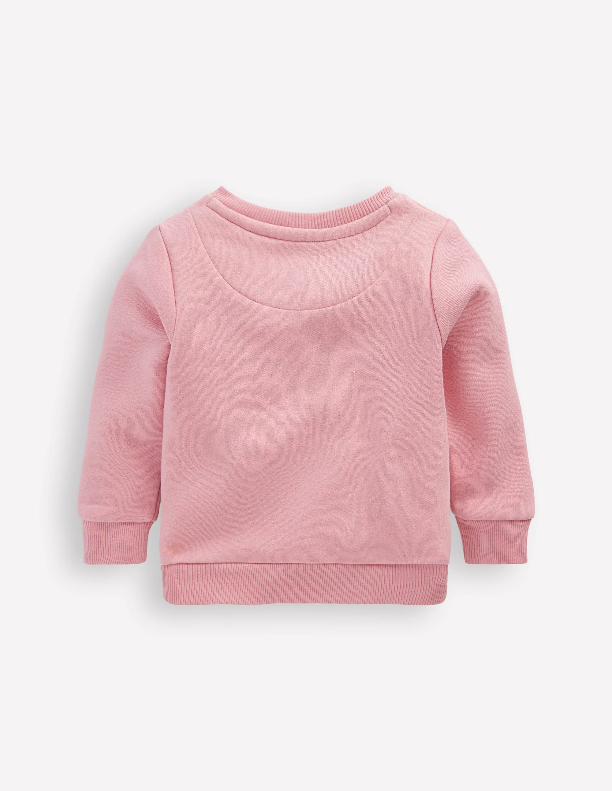 Originelles Sweatshirt für Mädchen-Vintage Rosa Dino - Image 2