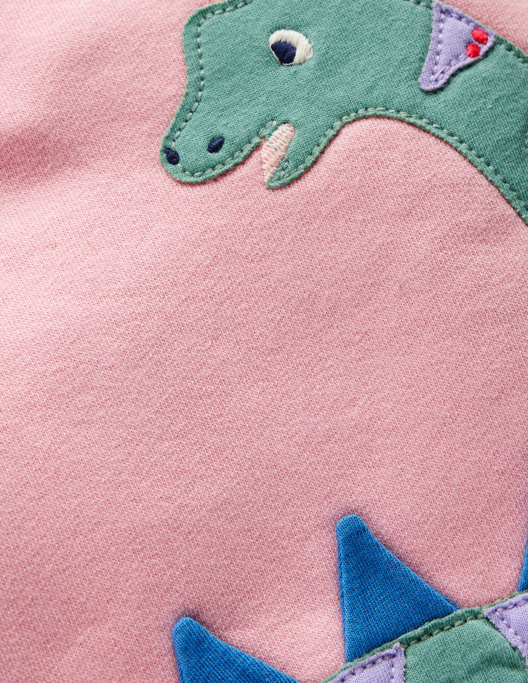 Originelles Sweatshirt für Mädchen-Vintage Rosa Dino - Image 3