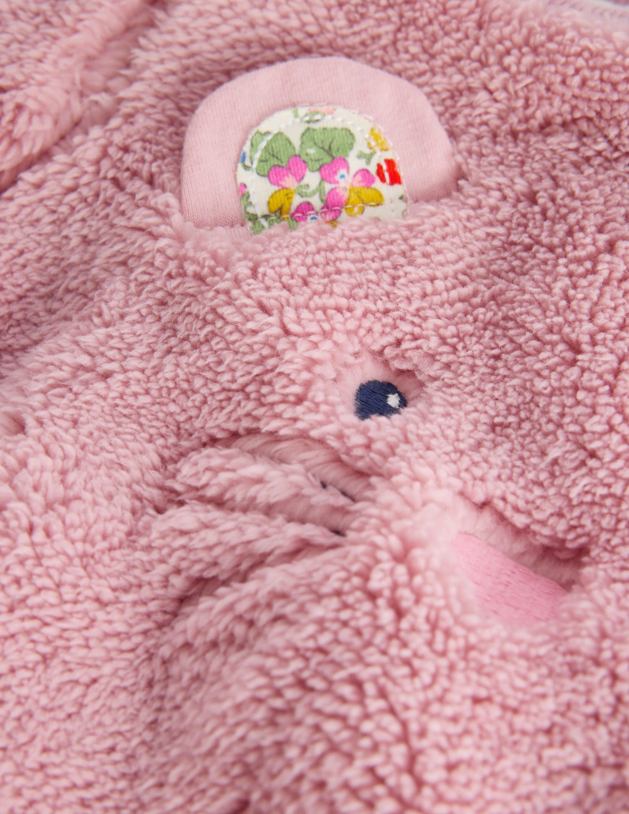 Originelles Teddyfell-Sweatshirt im Set-Rosa Maus - Image 3