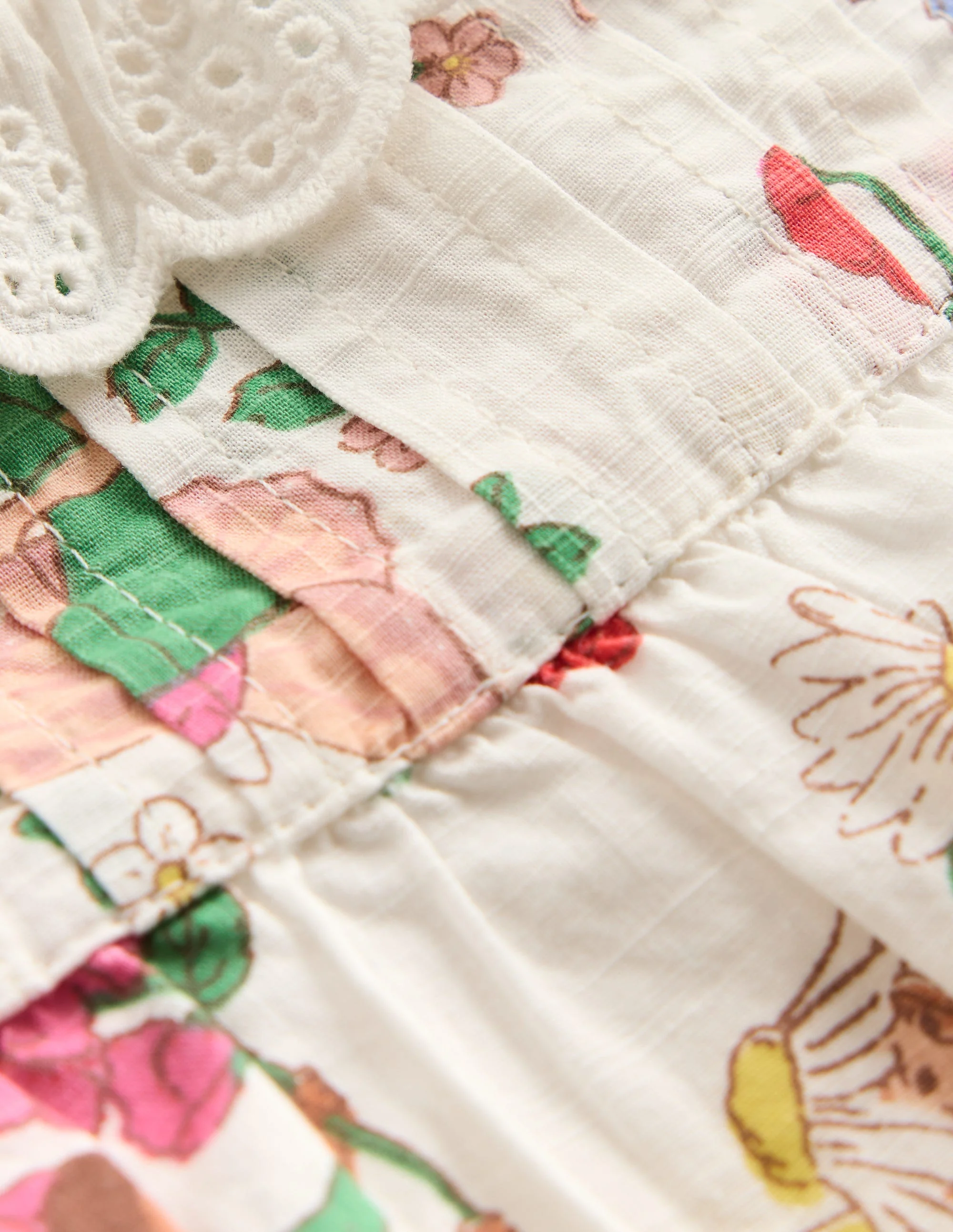 Rüschenkleid mit Lochstickerei-Kokosnussmilch Feen - Image 8