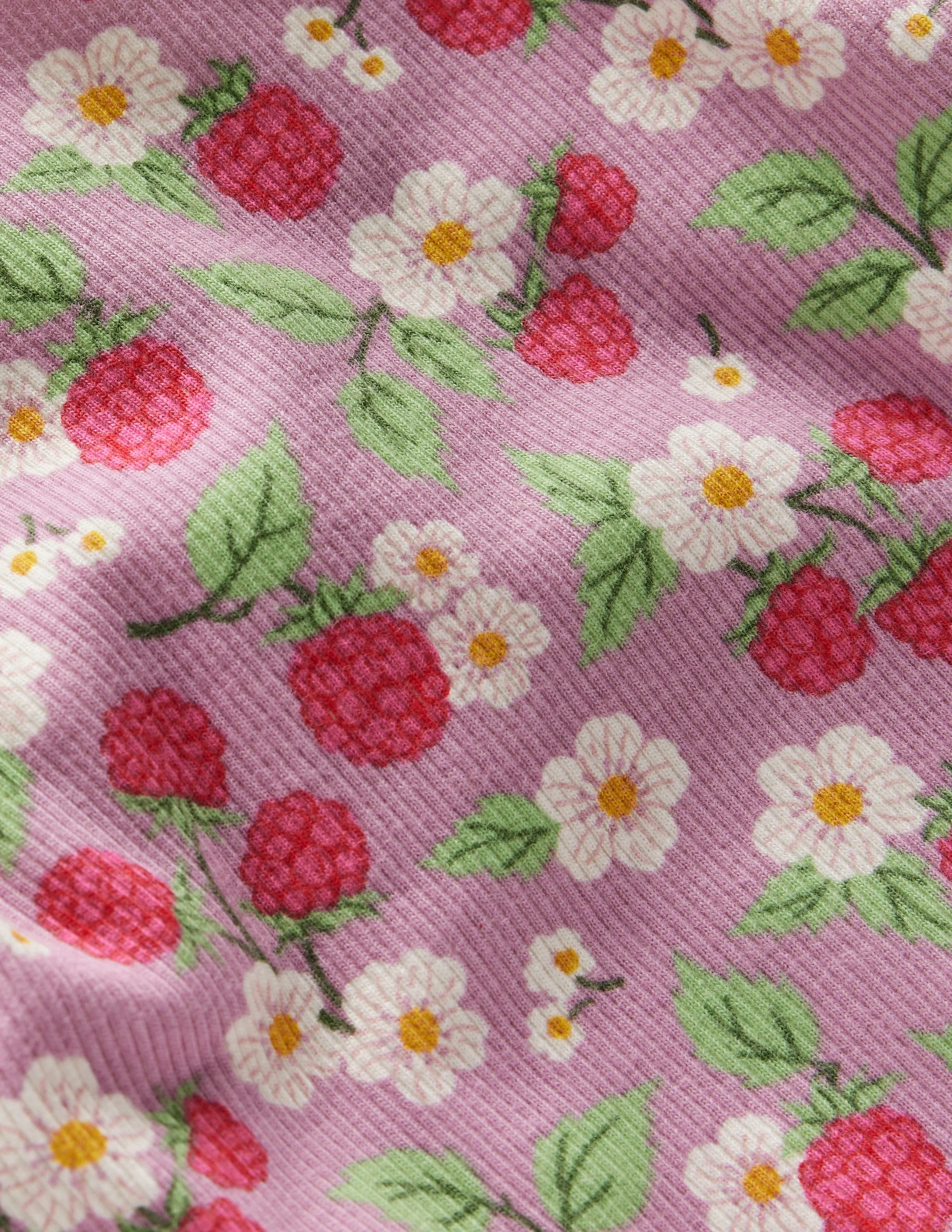 Spielset aus geripptem Jersey-Nebliges Mauve Vintage-Beere - Image 3