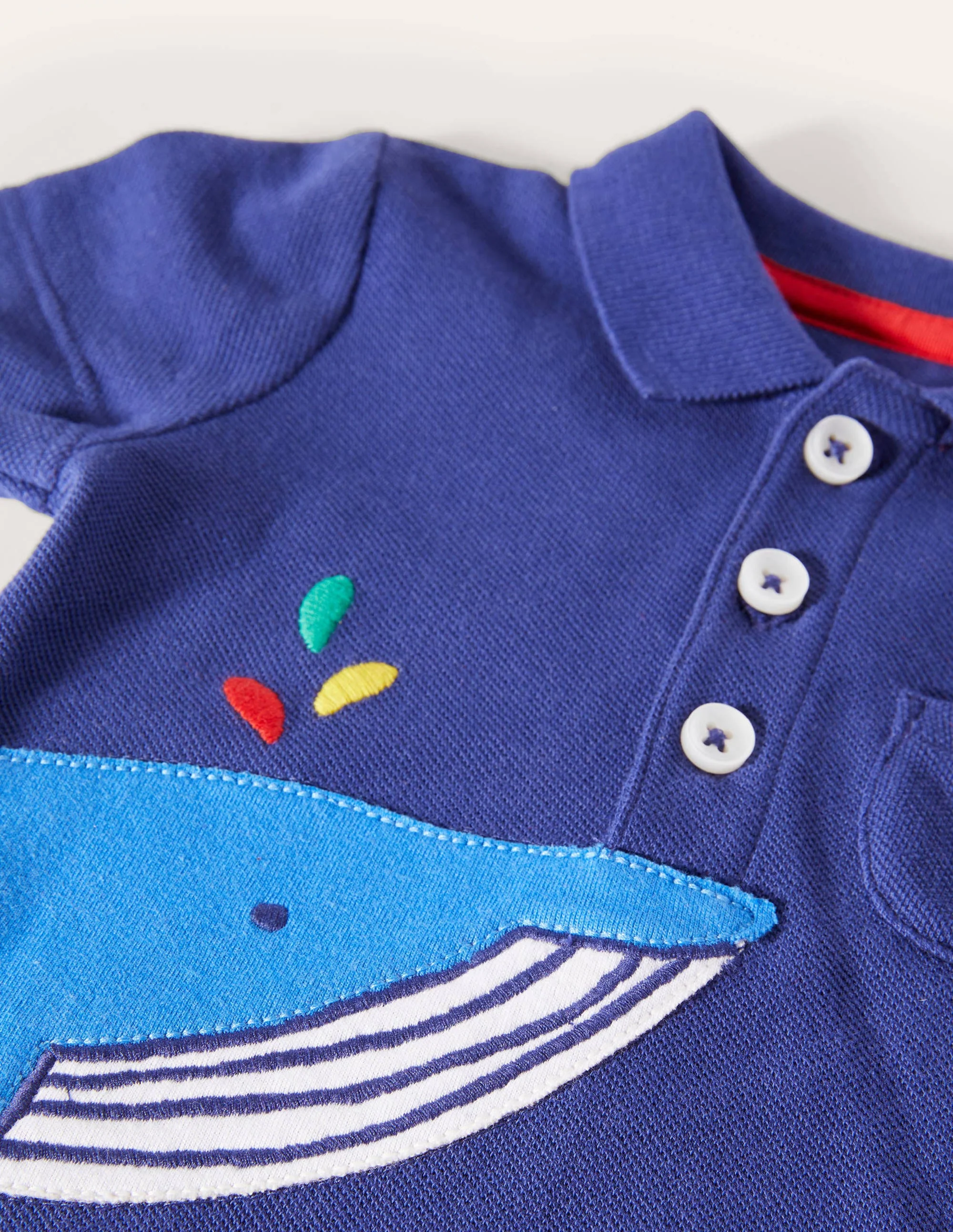Spielset mit Poloshirt und Shorts-Segelblau, Wal - Image 3